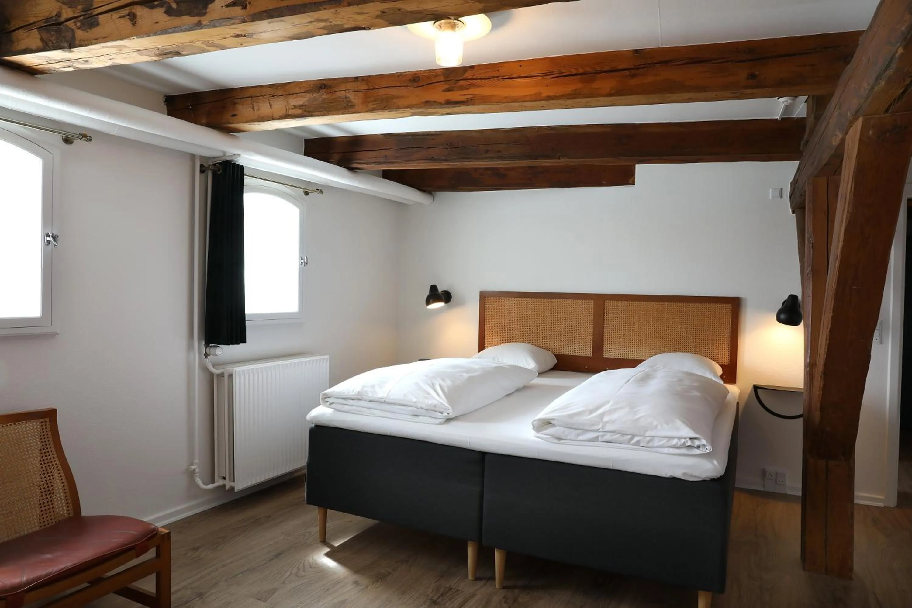 Bed in Hotel Steenbergs