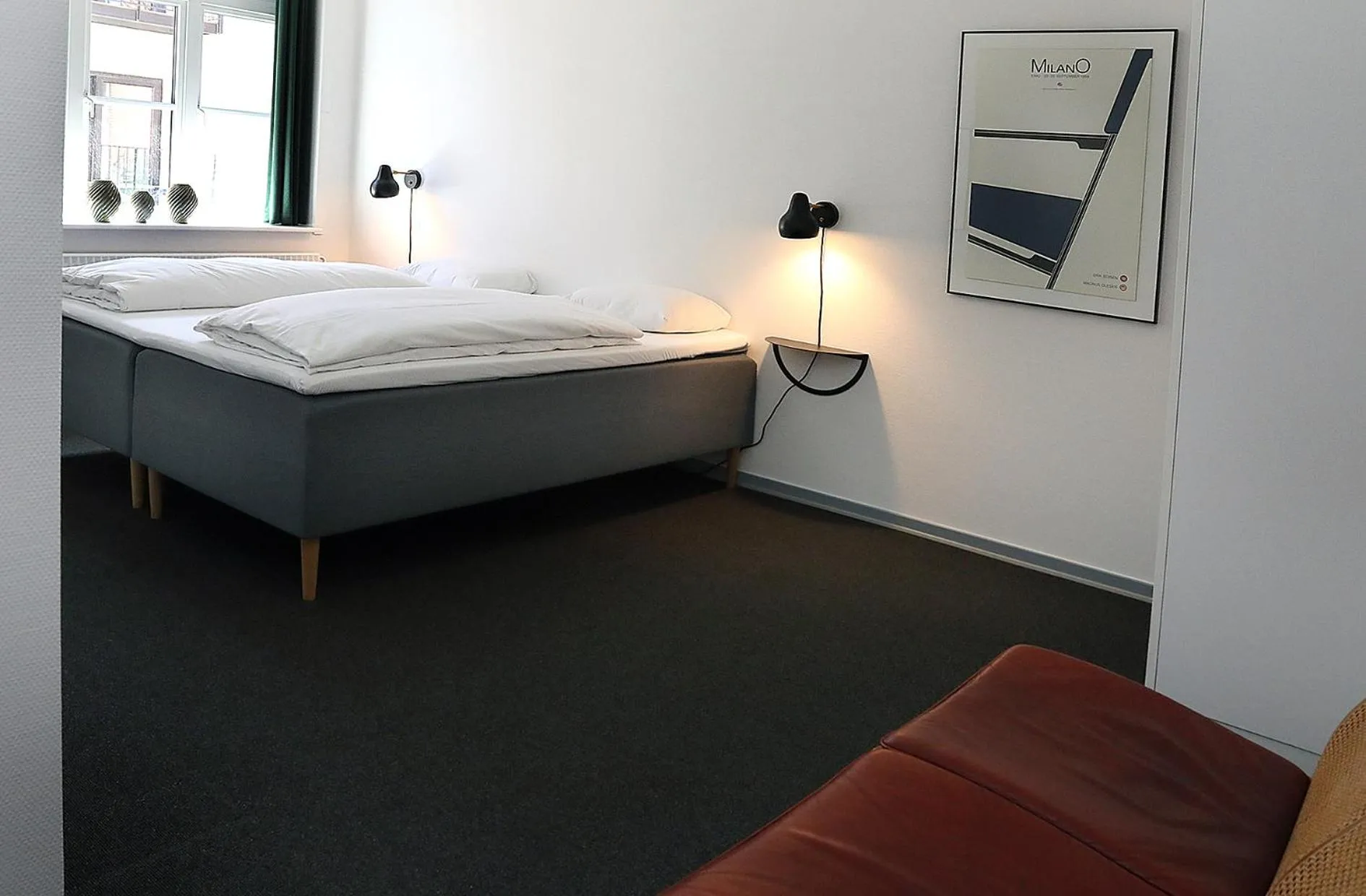 Bed in Hotel Steenbergs