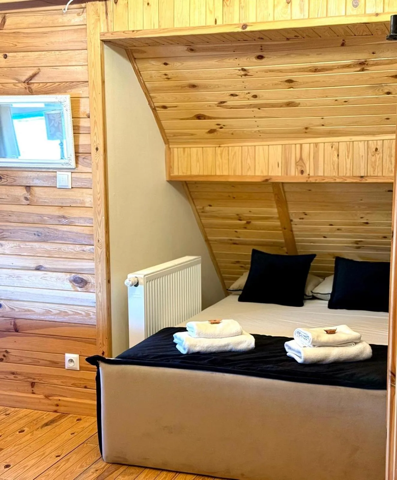 Bed in Skansen Bicz Resort