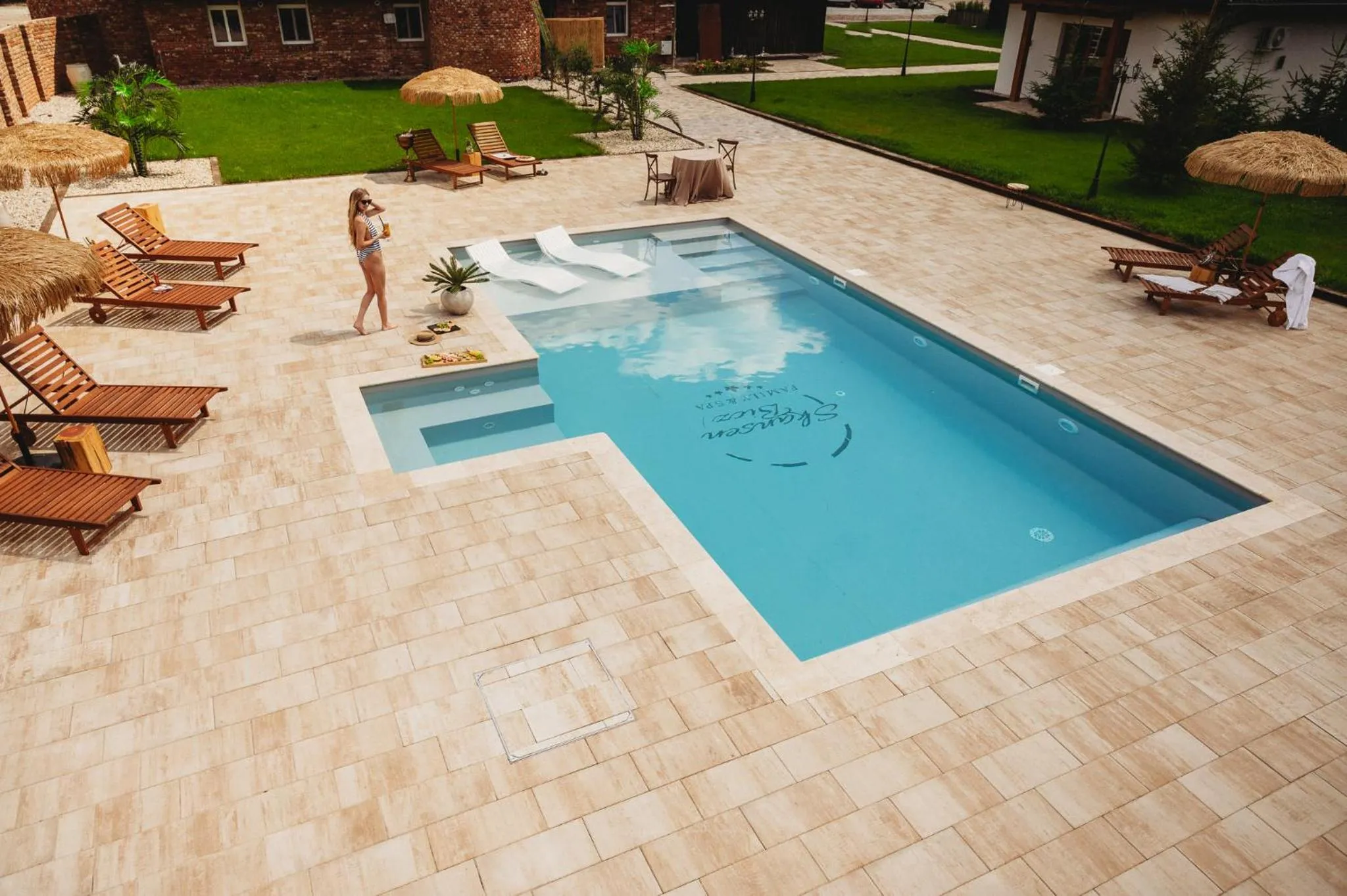 Patio in Skansen Bicz Resort