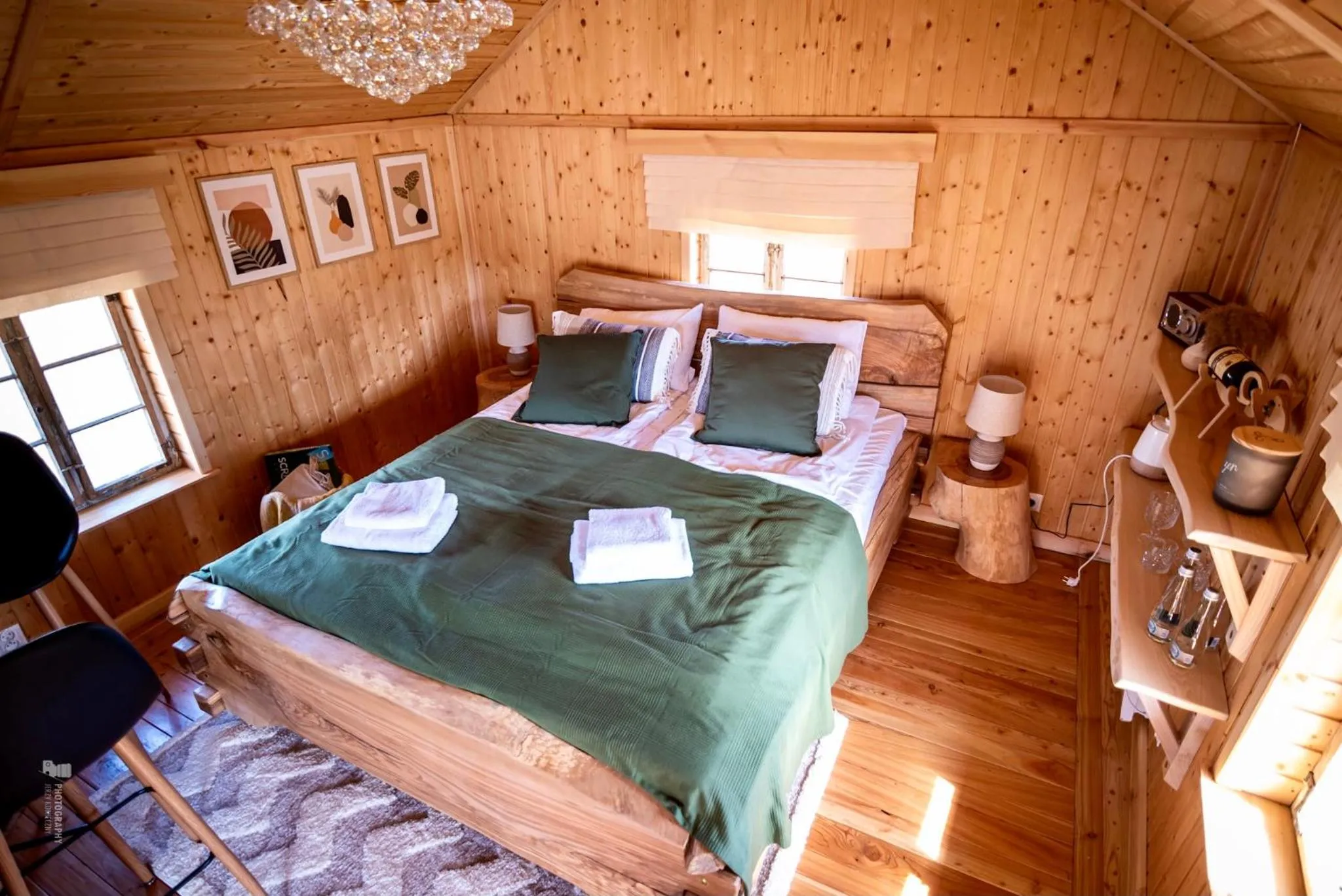 Bed in Skansen Bicz Resort