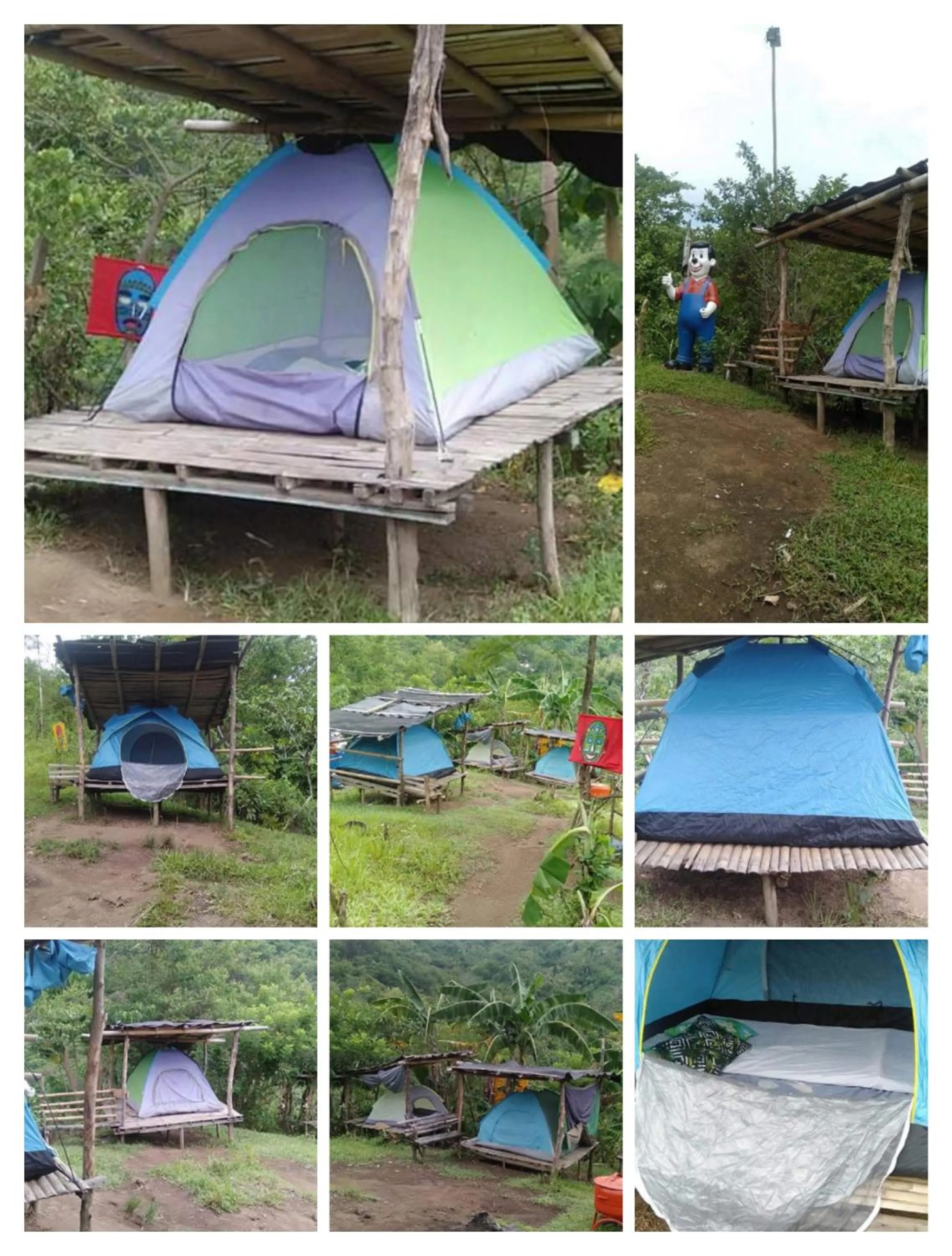 Raw Camping at Camping Paradise Singalong Mountain Garden