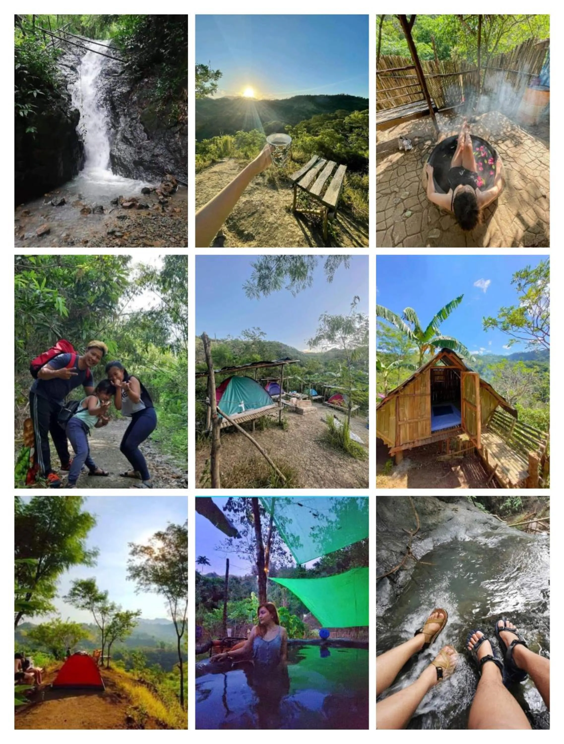 Raw Camping at Camping Paradise Singalong Mountain Garden