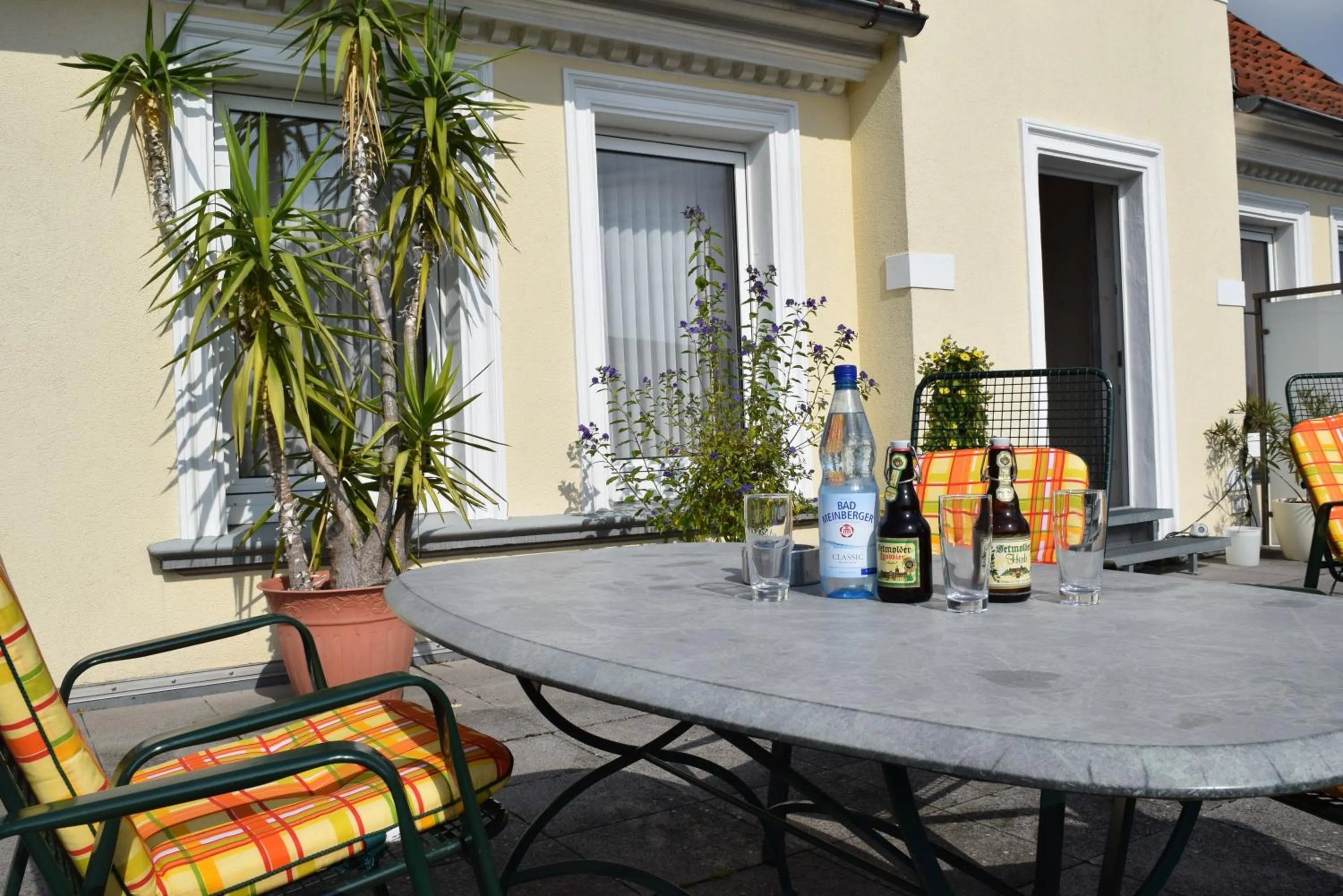 Patio in Havergoh Wander- & Fahrrad-Hotel