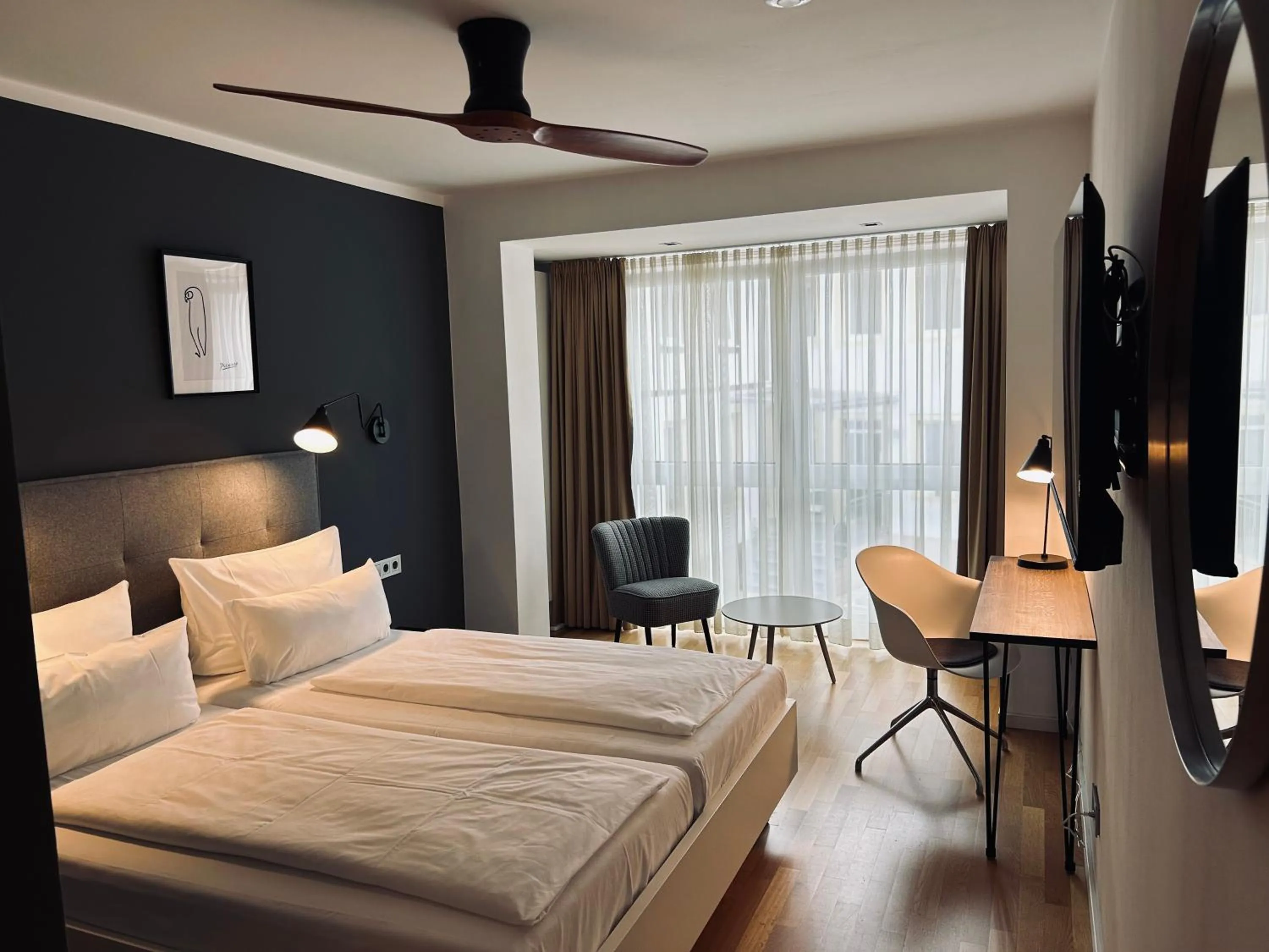 Bed in DK Hotel Heidelberg