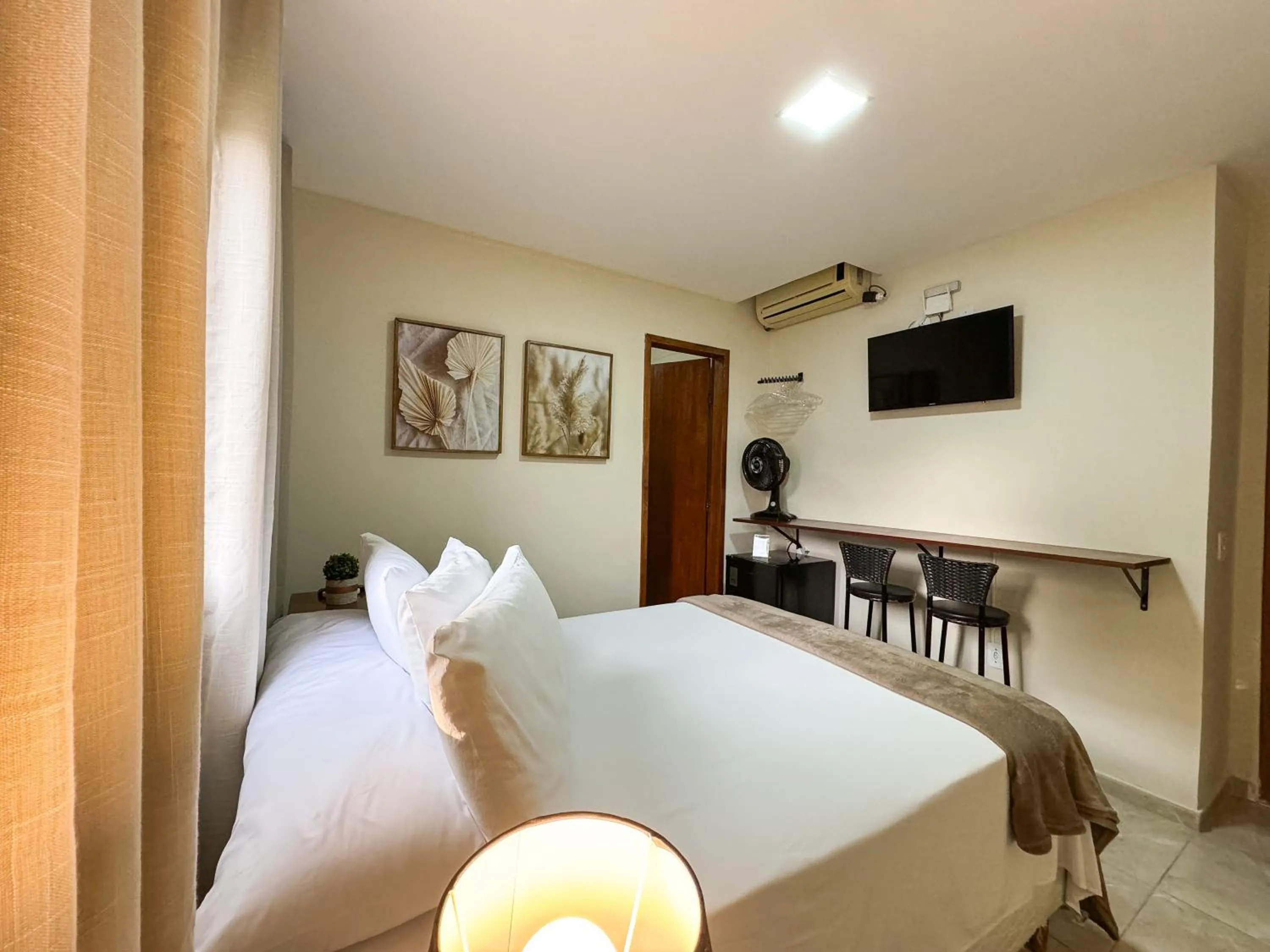 TV and multimedia, Bed in Pousada Entre Folhas