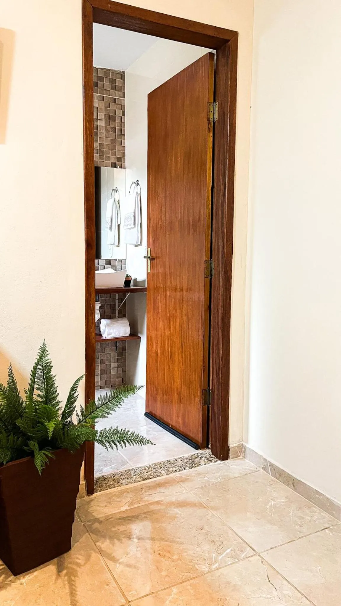 Bathroom in Pousada Entre Folhas