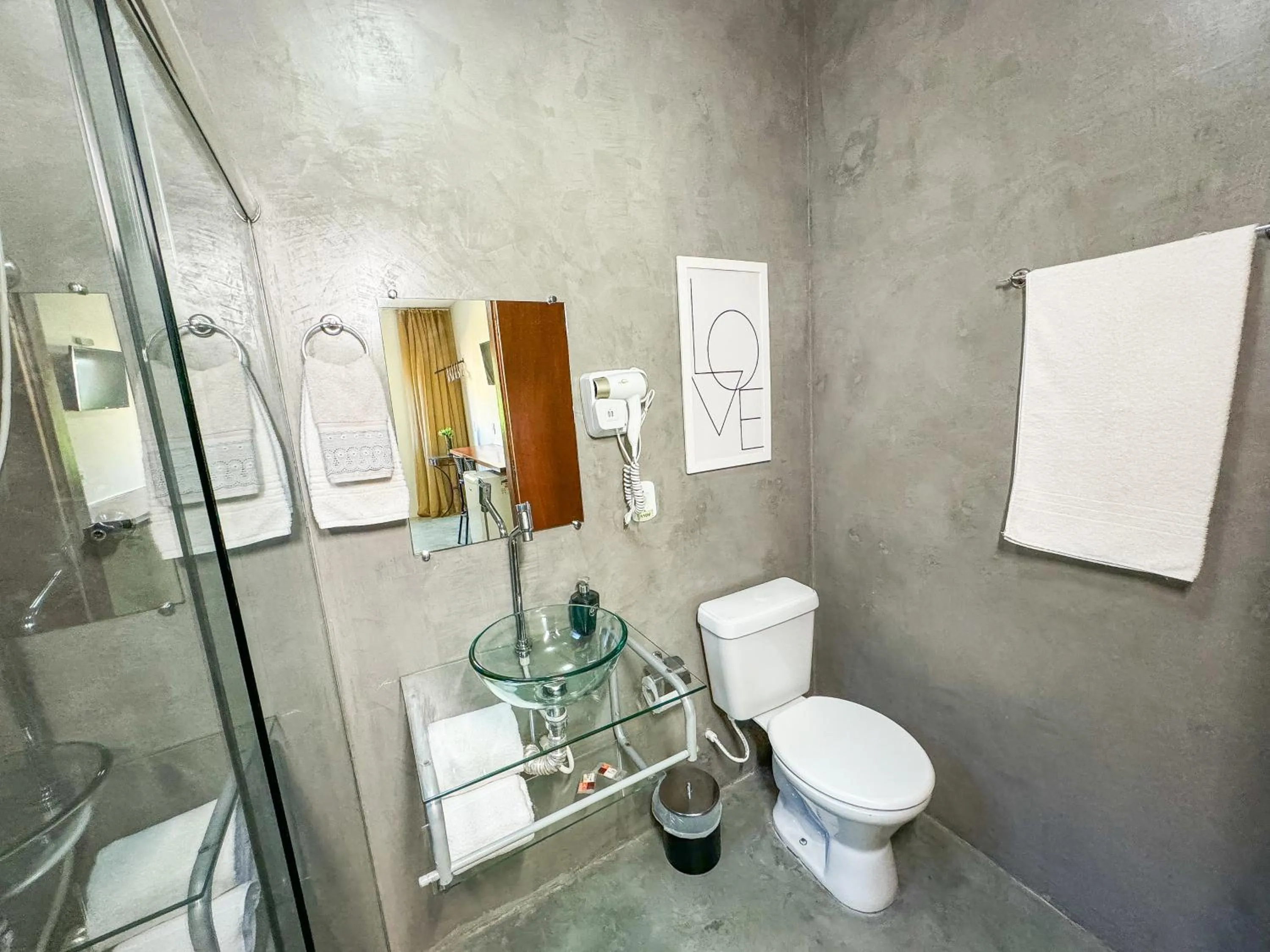 Bathroom in Pousada Entre Folhas