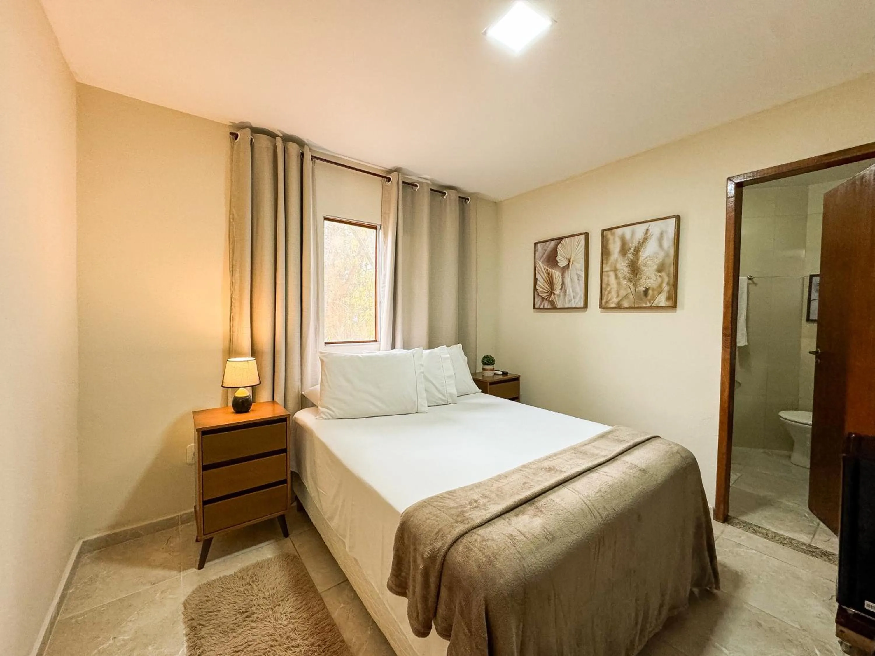 Bed in Pousada Entre Folhas