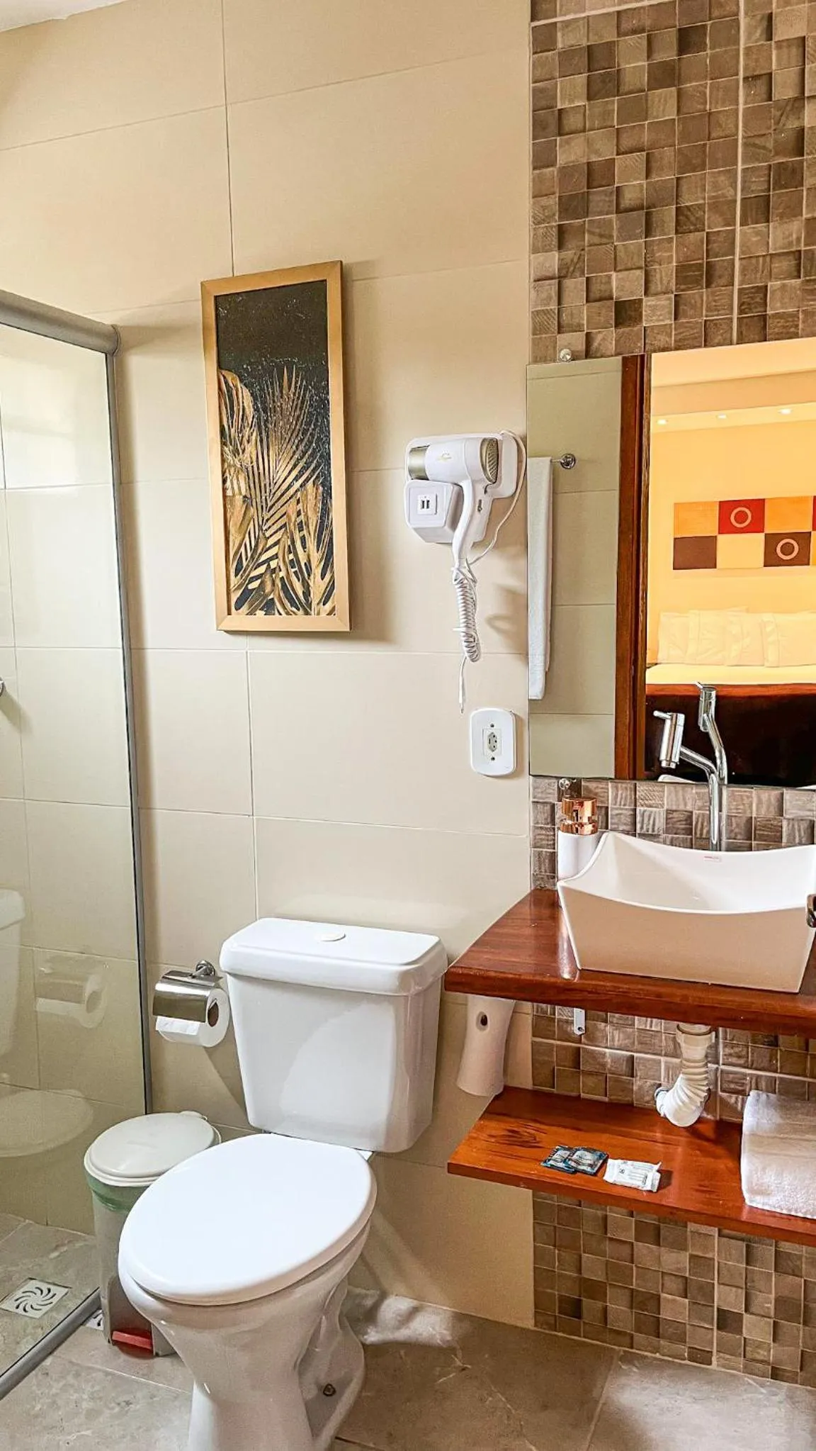 Toilet in Pousada Entre Folhas