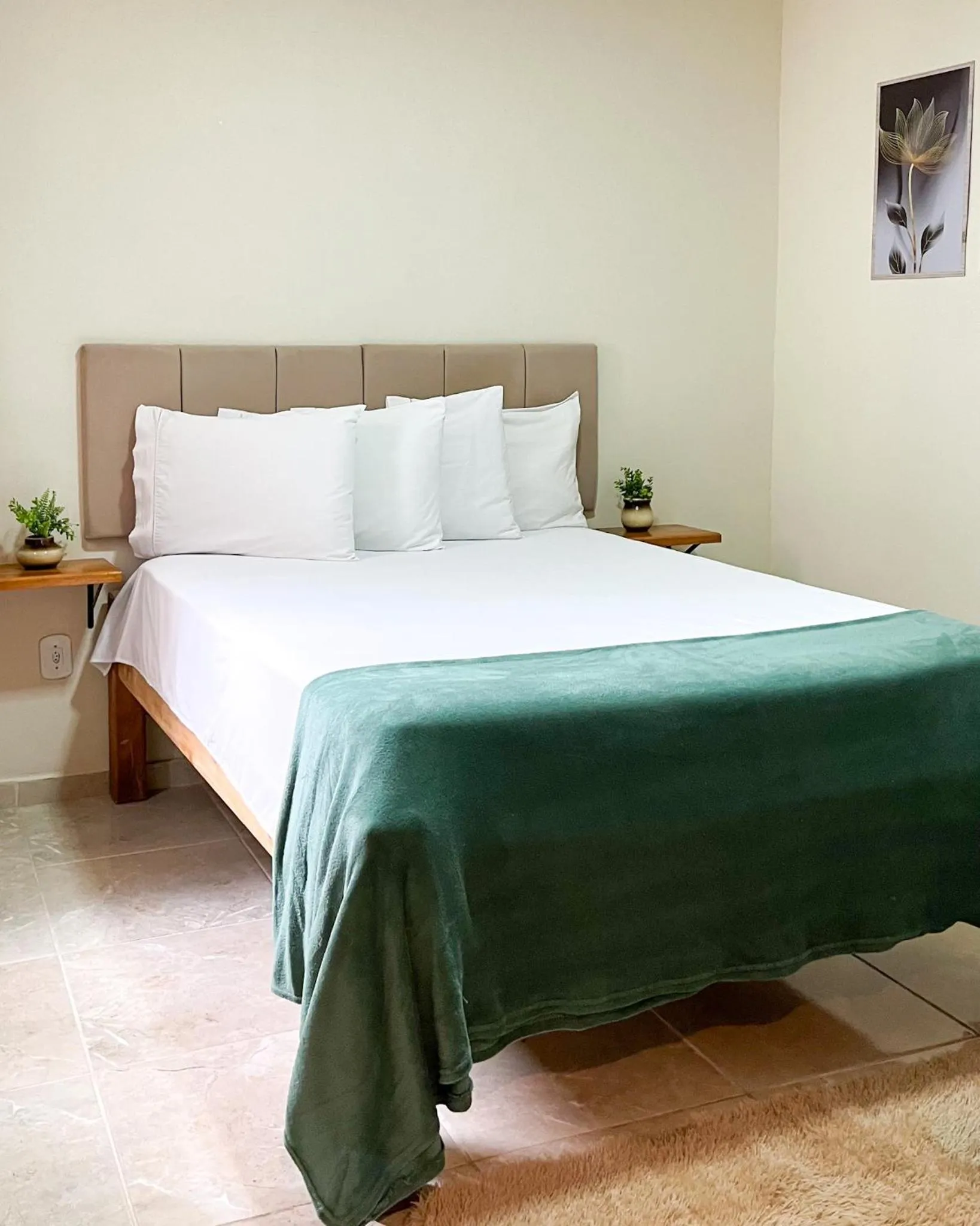 Bed in Pousada Entre Folhas