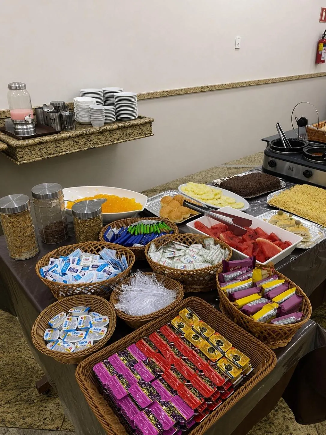 Buffet breakfast in Basilica Palace Hotel