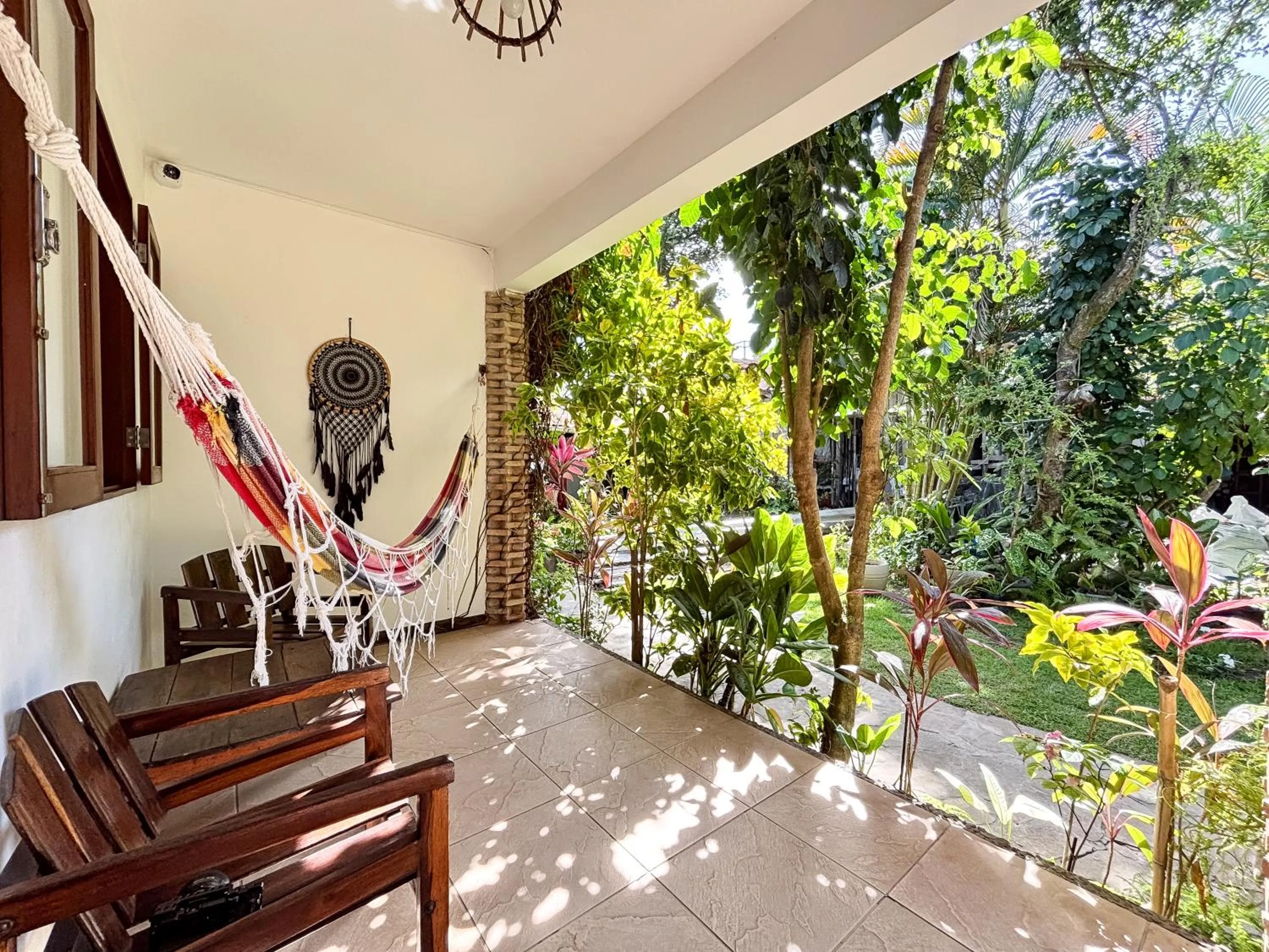 Seating area in Chez Max Pousada