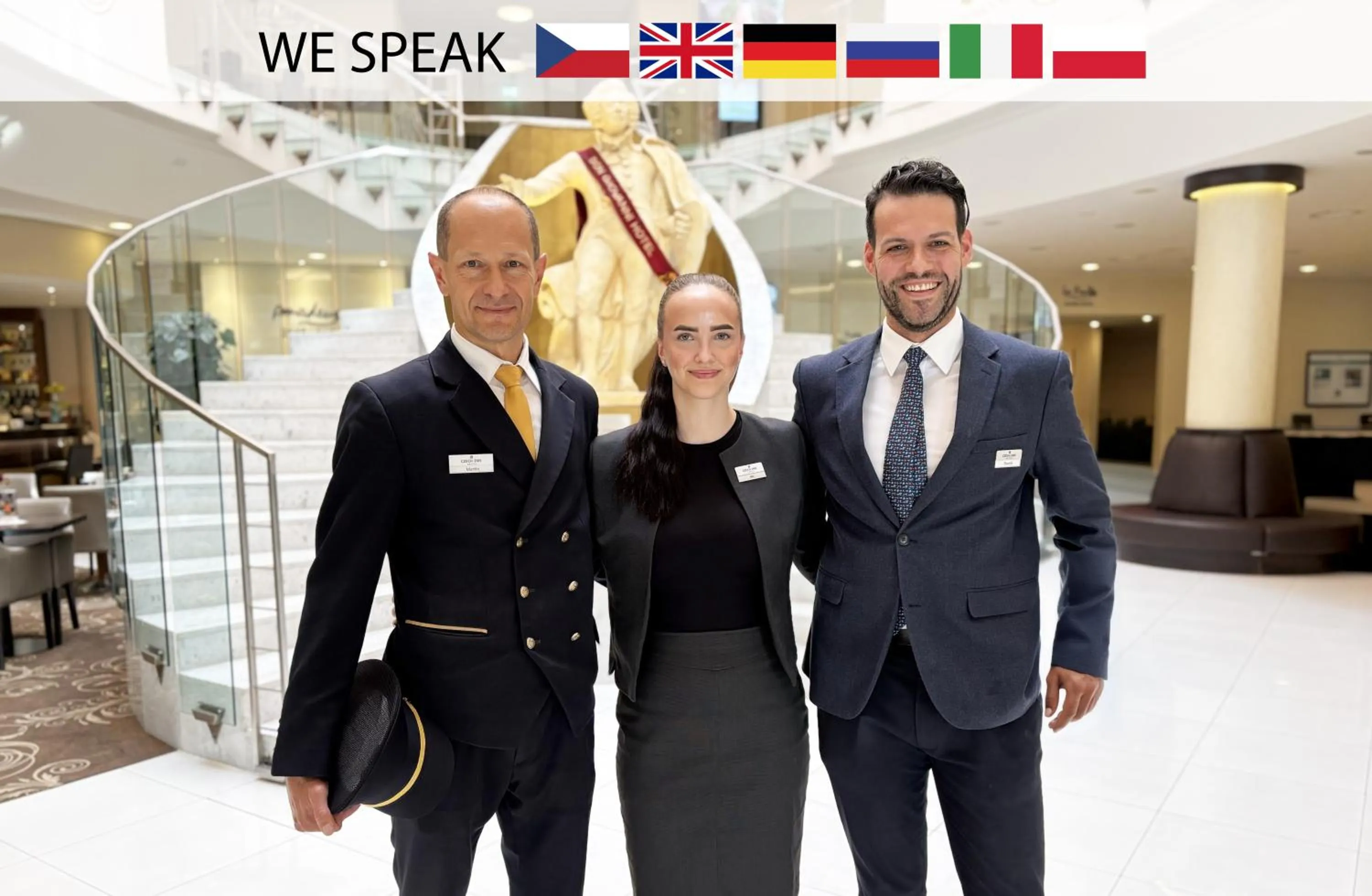 Staff in Don Giovanni Hotel Prague - Great Hotels of The World