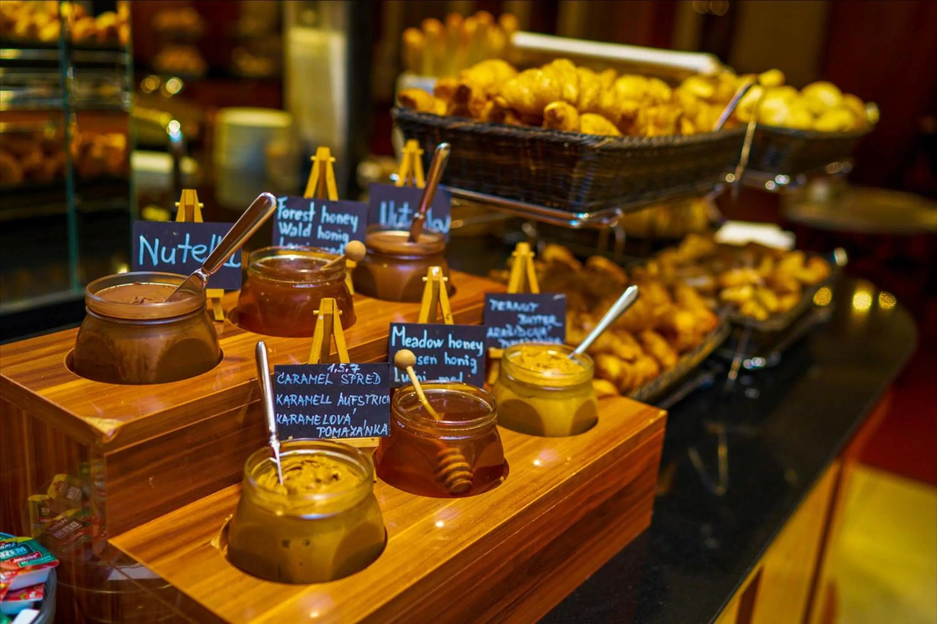 Buffet breakfast in Don Giovanni Hotel Prague - Great Hotels of The World