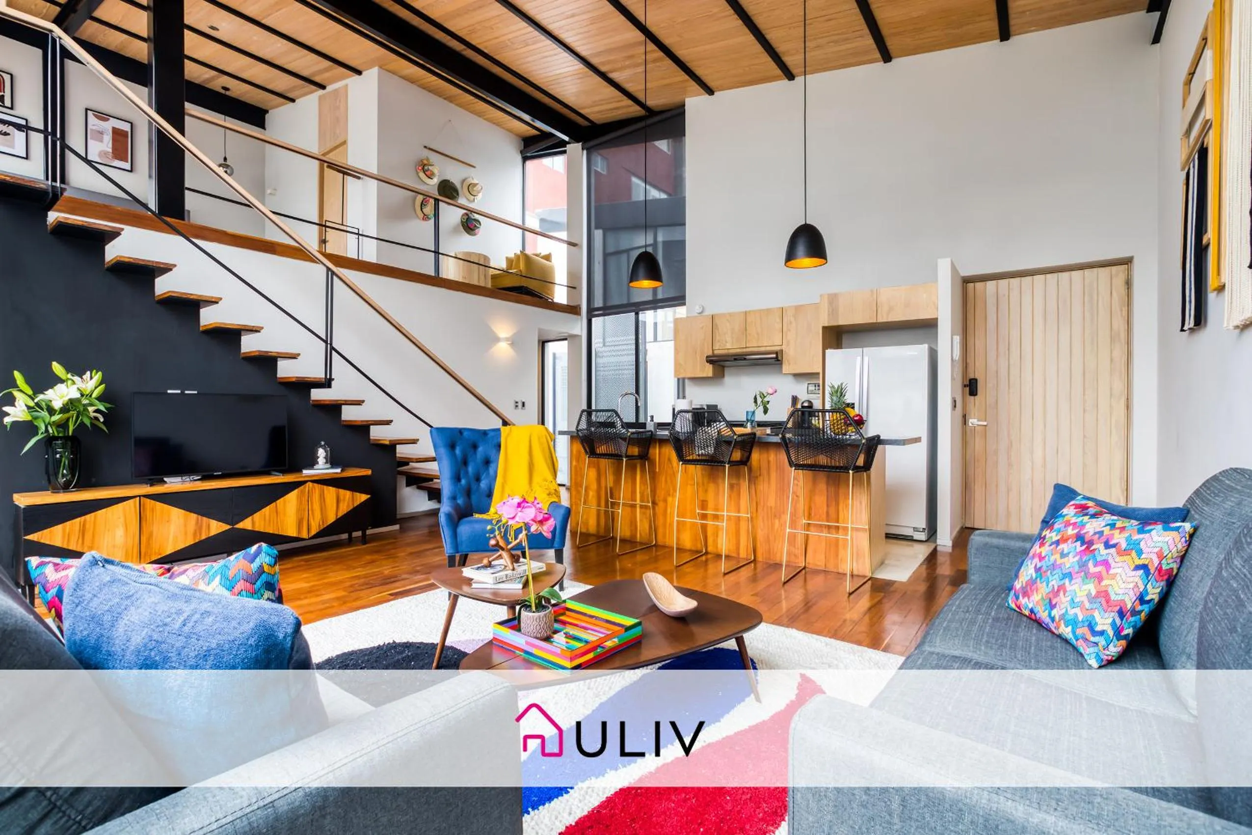 Living room in ULIV Condesa