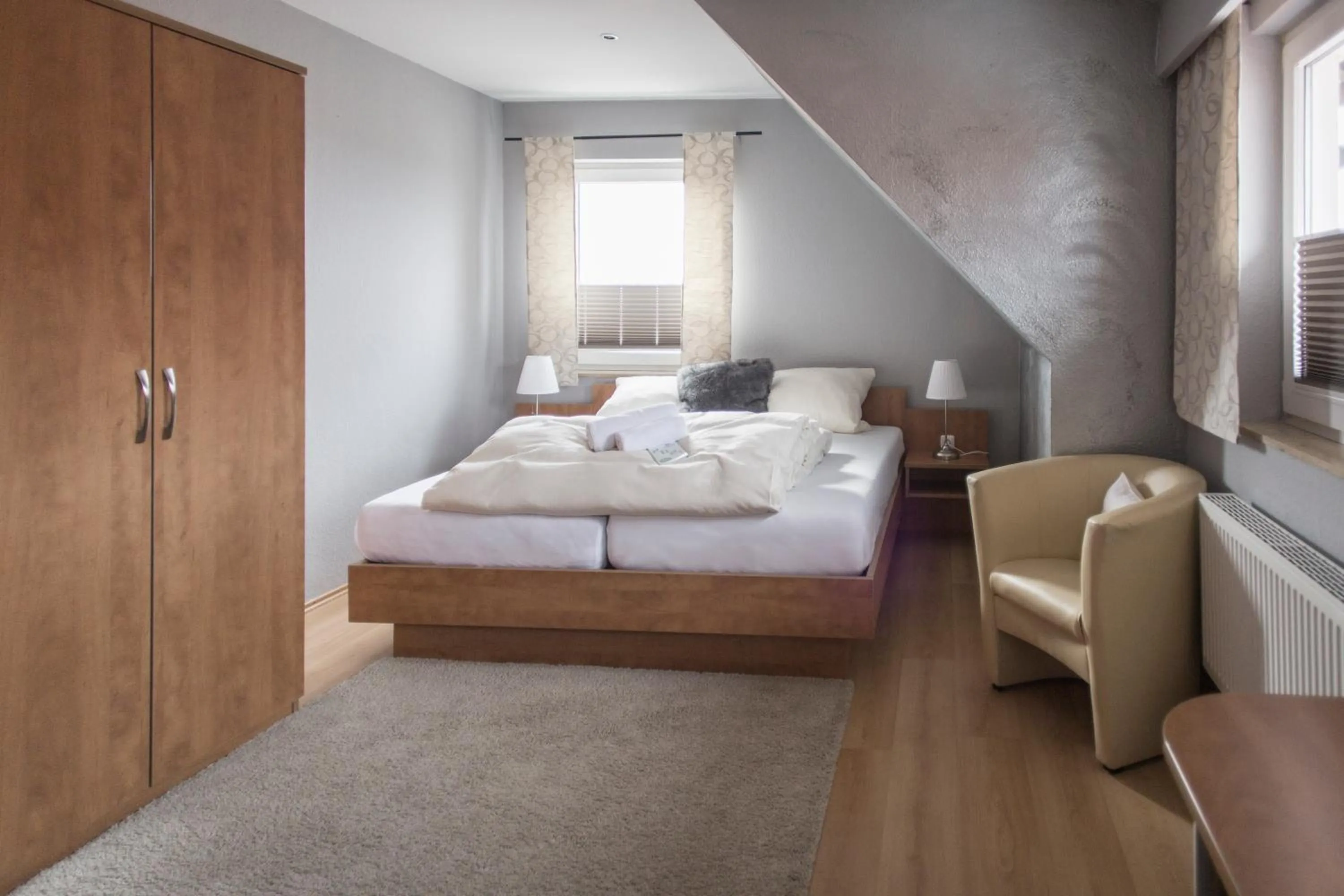 Bed in Schwiizeralp Hotel & Restaurant