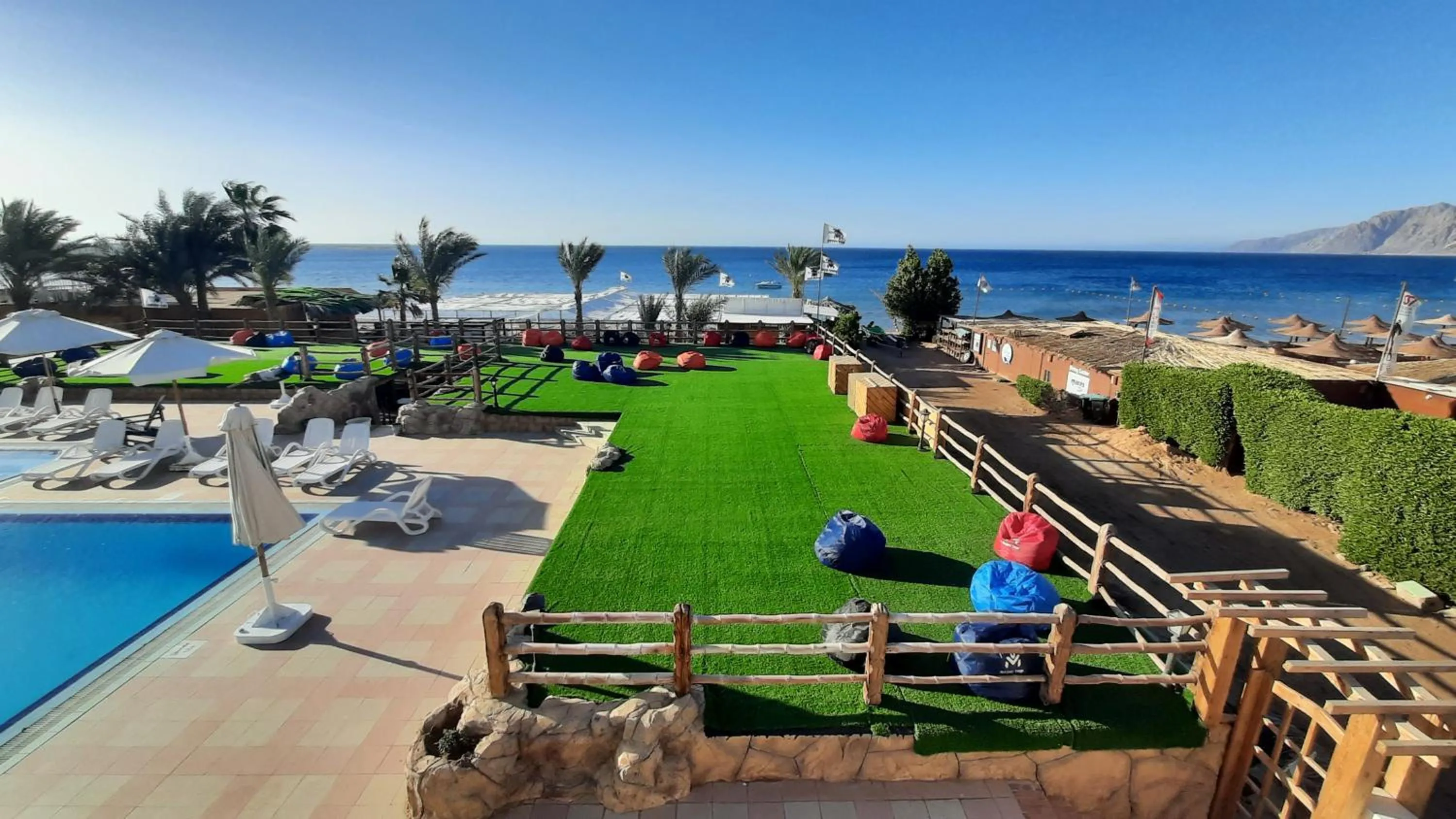 Pool view in Panda resort