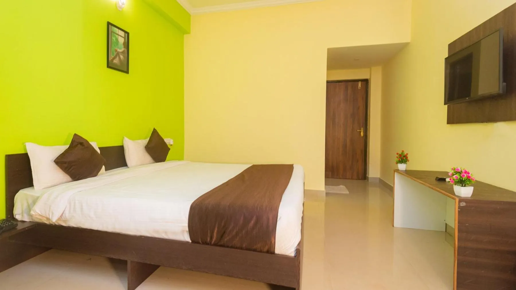 Bedroom, Bed in Hotel Spring Height Hotels Near Mall De Goa