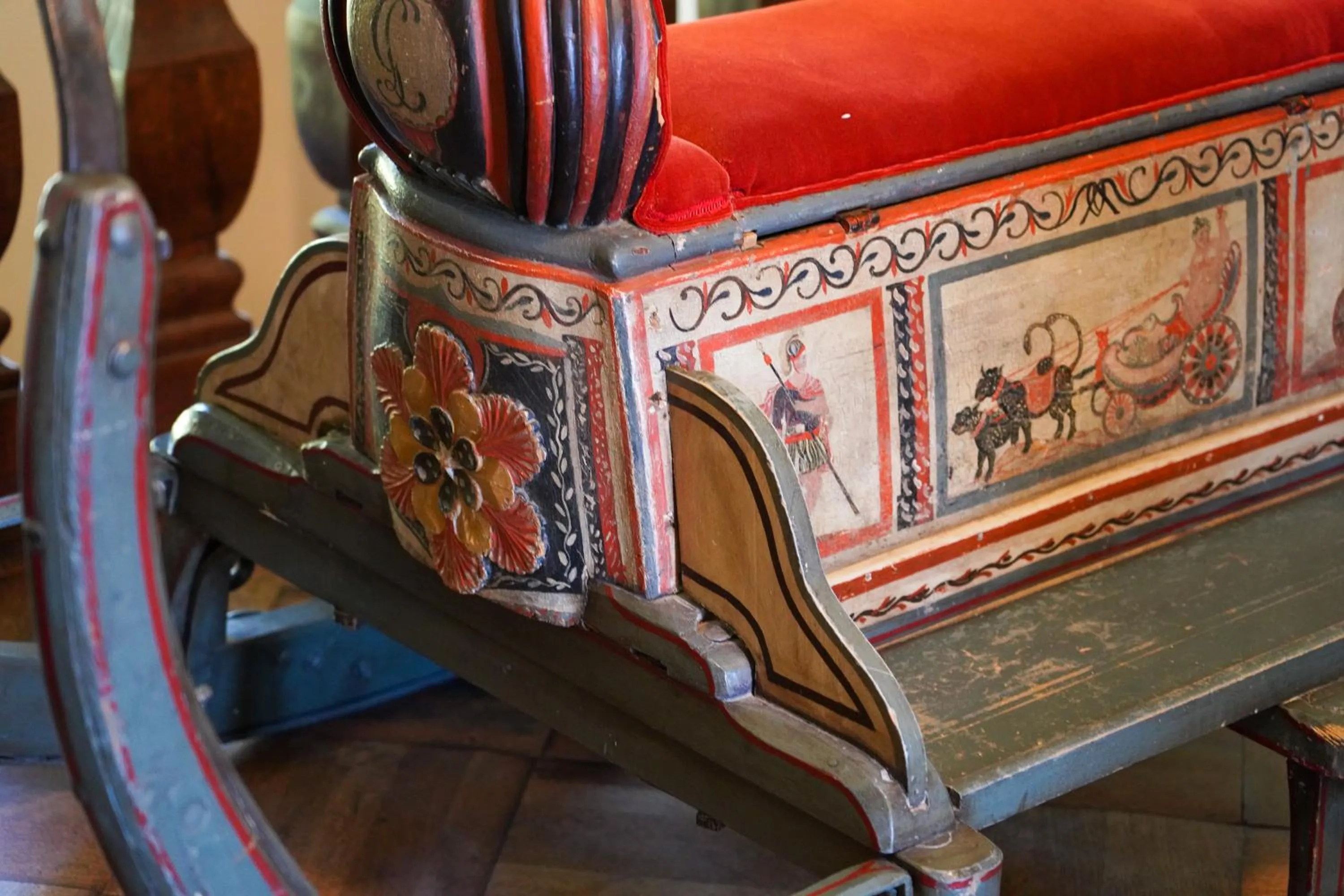 Decorative detail in Hotel Chesa Spuondas