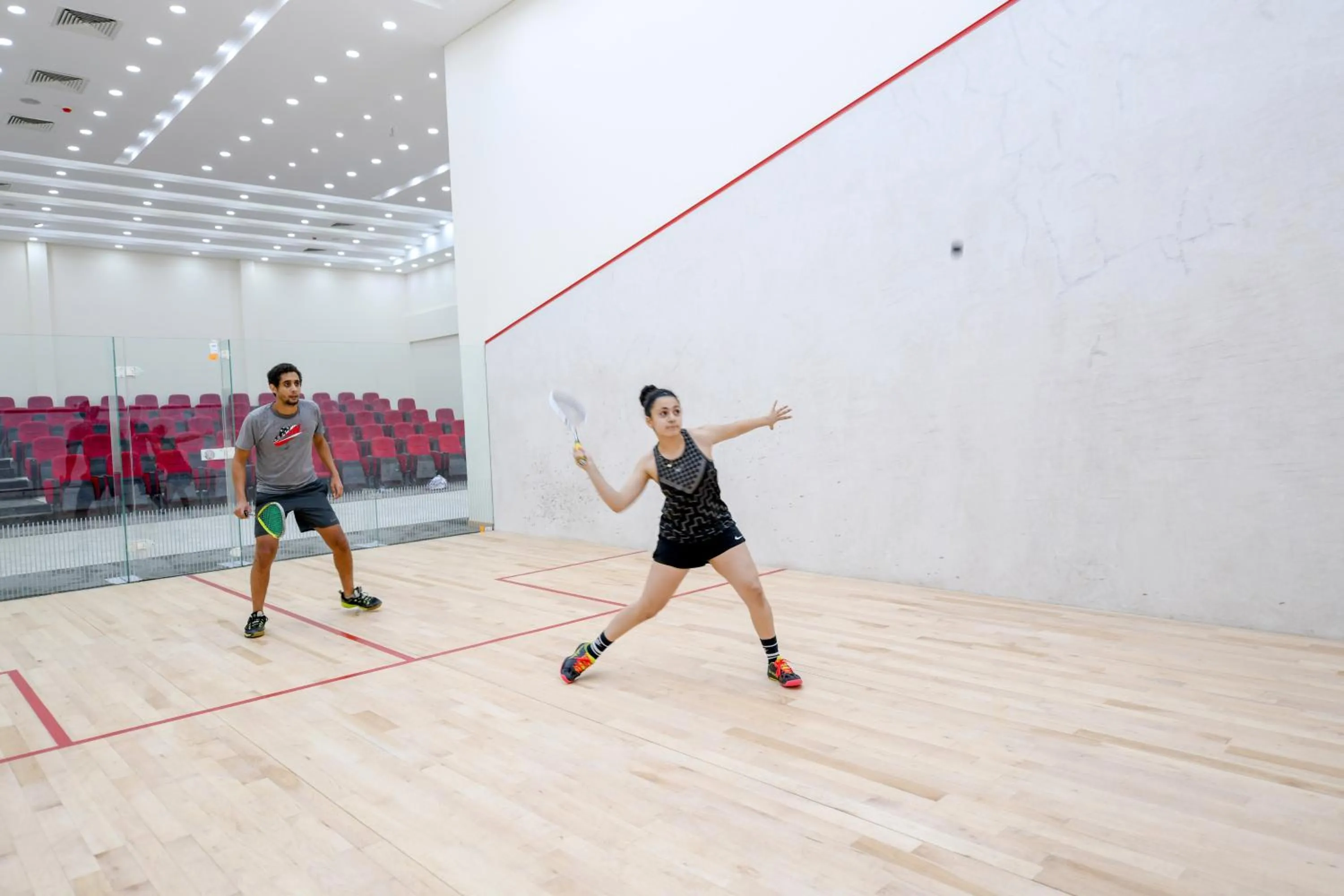 Squash in Tolip Gardens Hotel