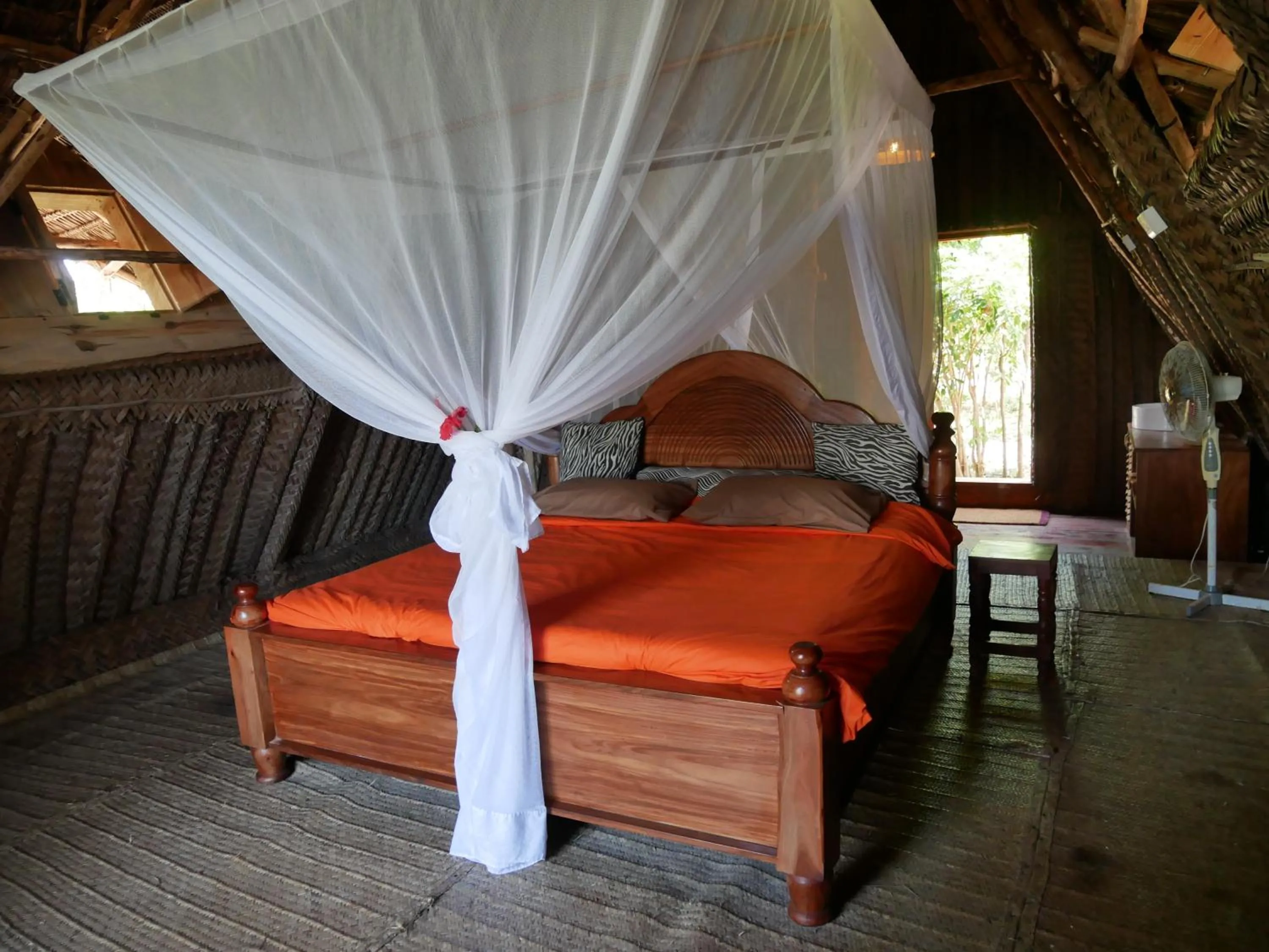 Bedroom, Bed in COCO REEF ECOLODGE