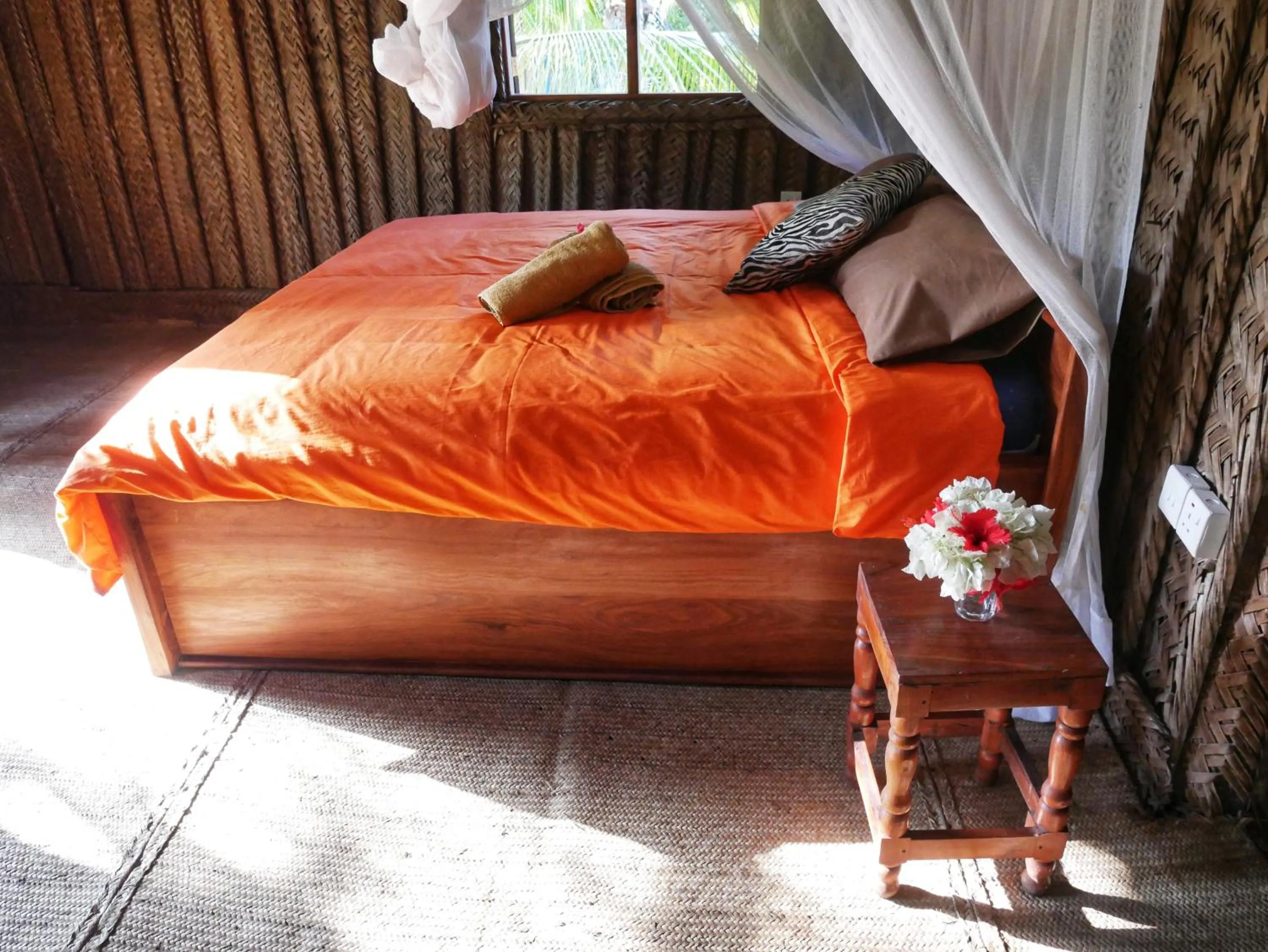 Bedroom, Bed in COCO REEF ECOLODGE