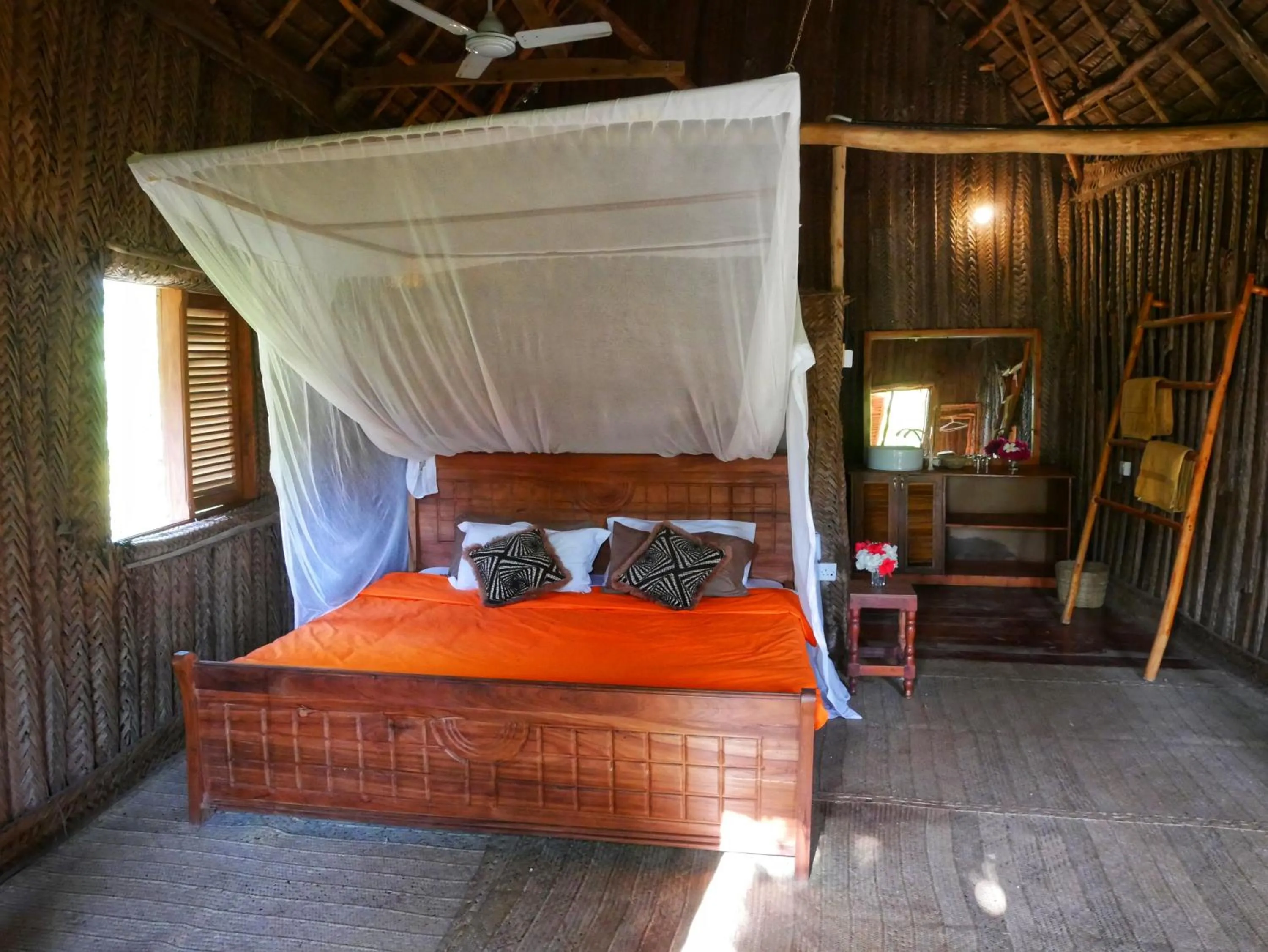 Bedroom, Bed in COCO REEF ECOLODGE