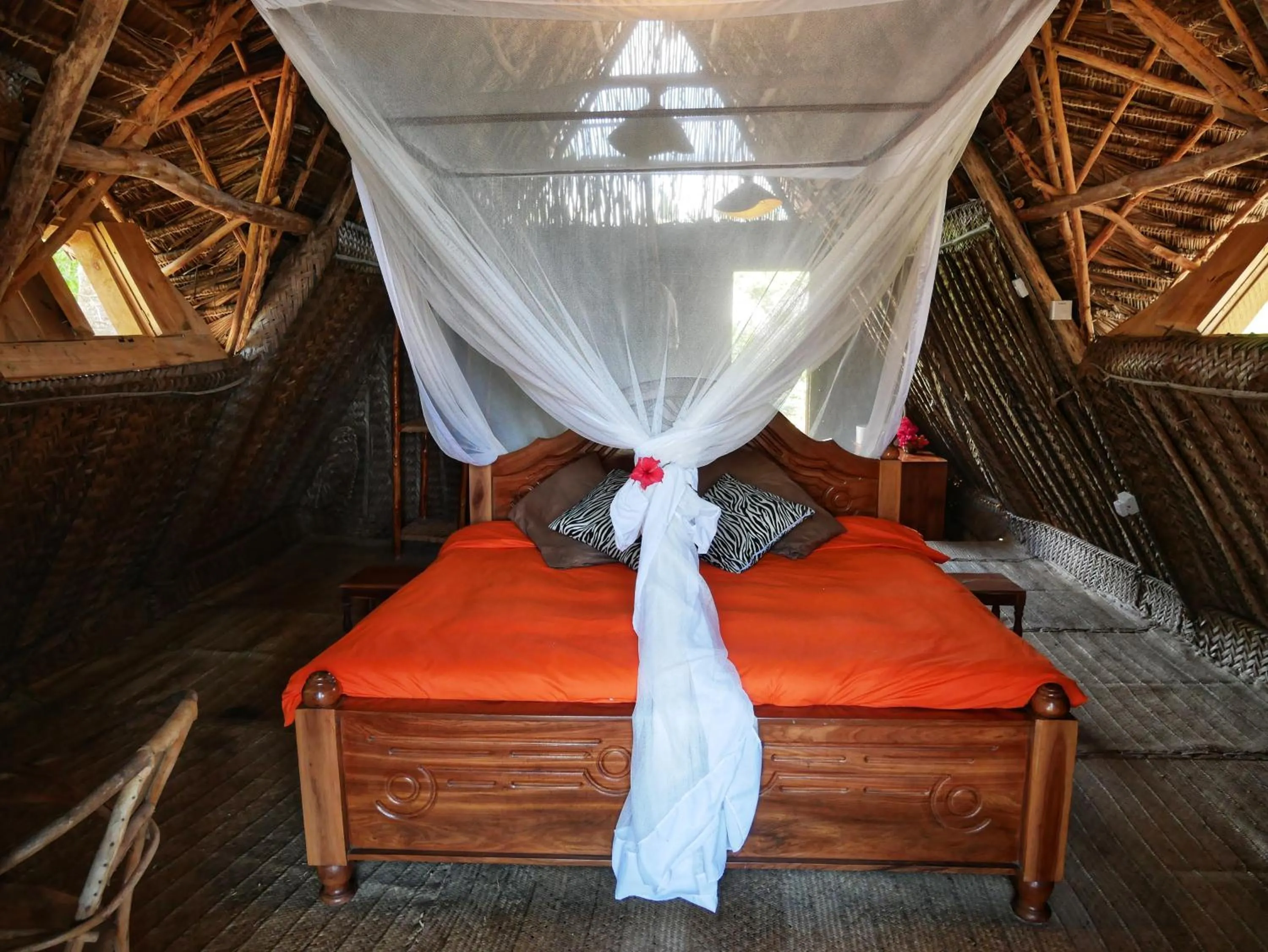 Bedroom, Bed in COCO REEF ECOLODGE