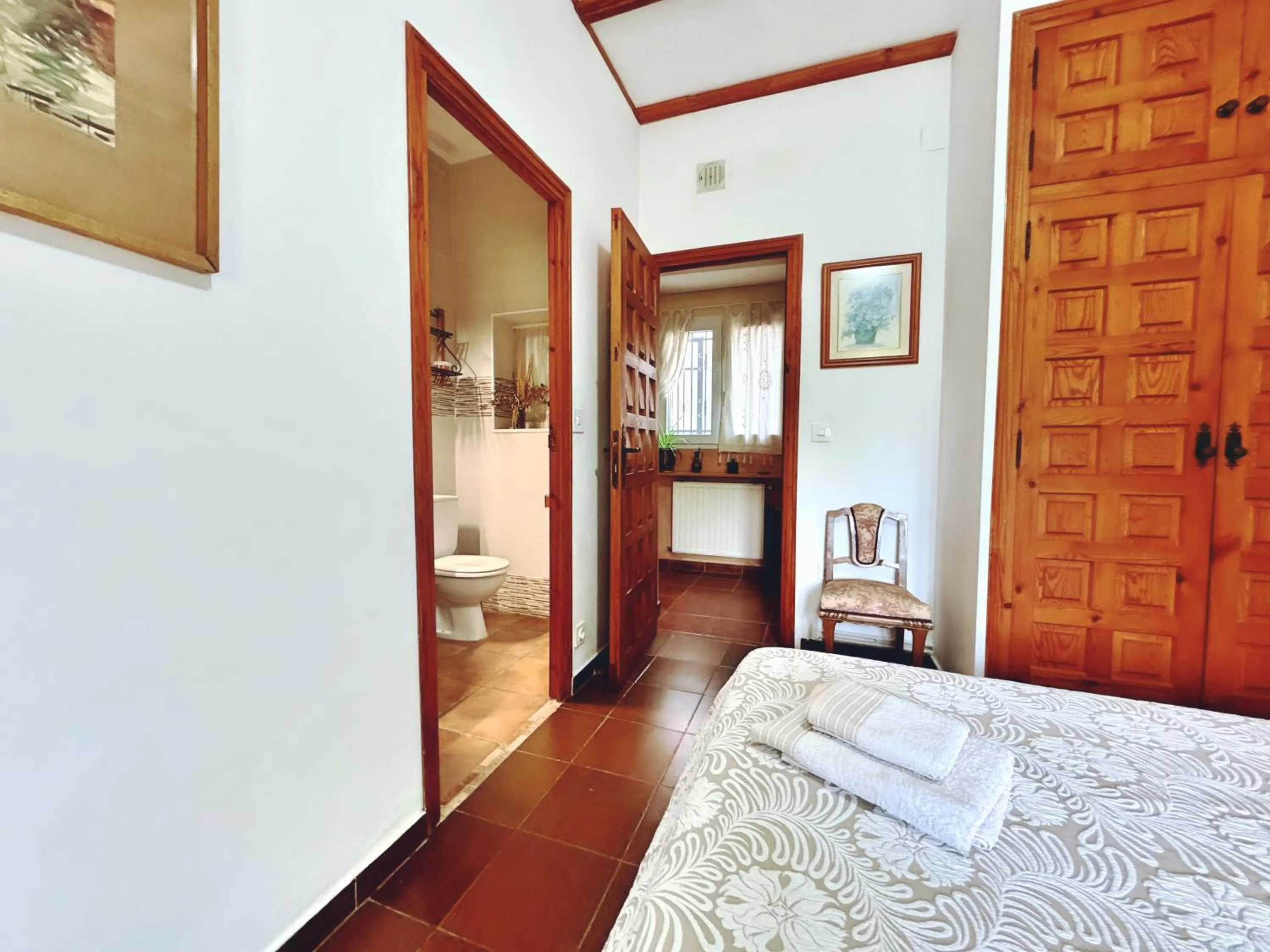 Twin Room in Casa Rural Aire