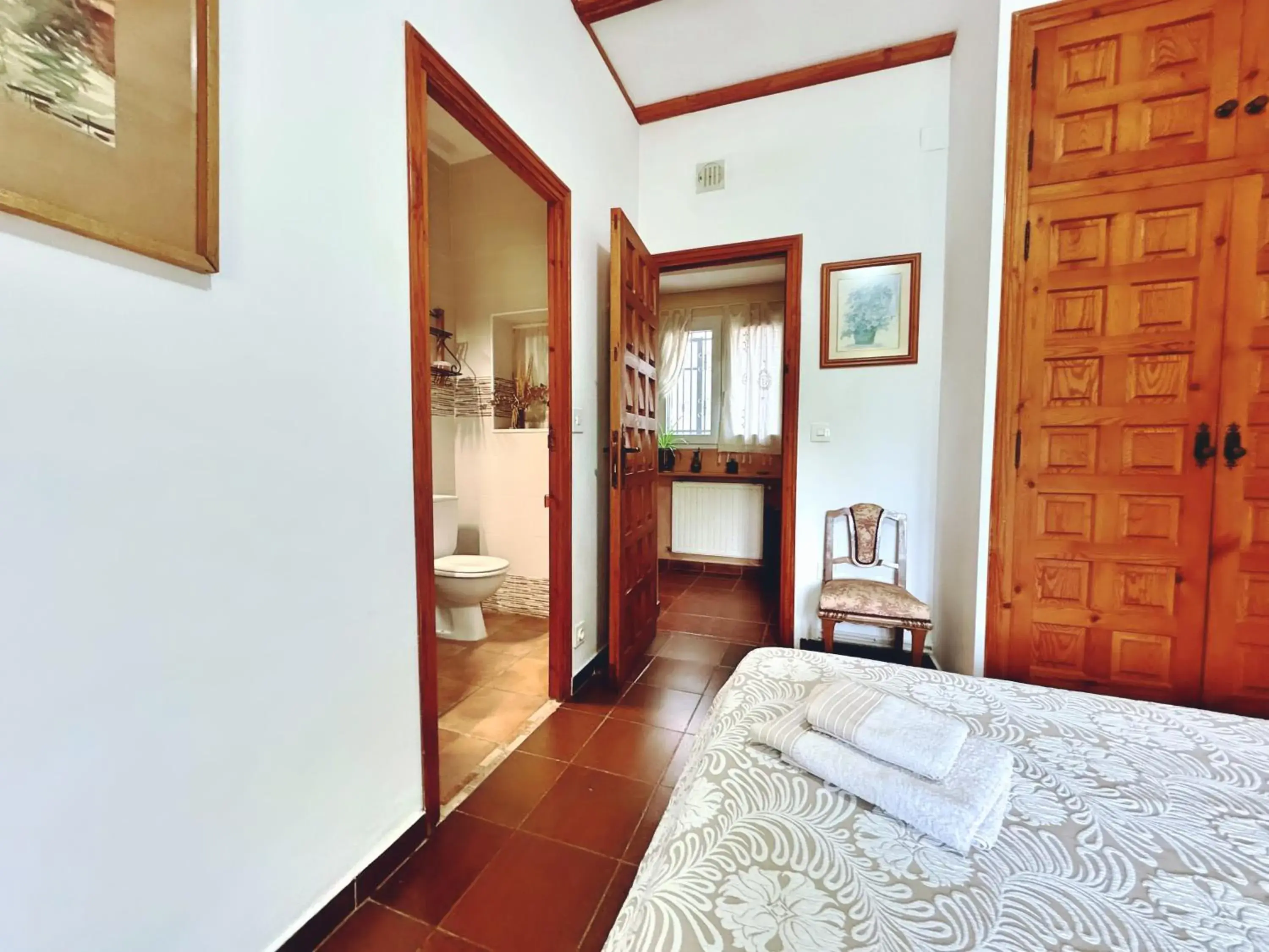 Twin Room in Casa Rural Aire Twin Room in Casa Rural Aire