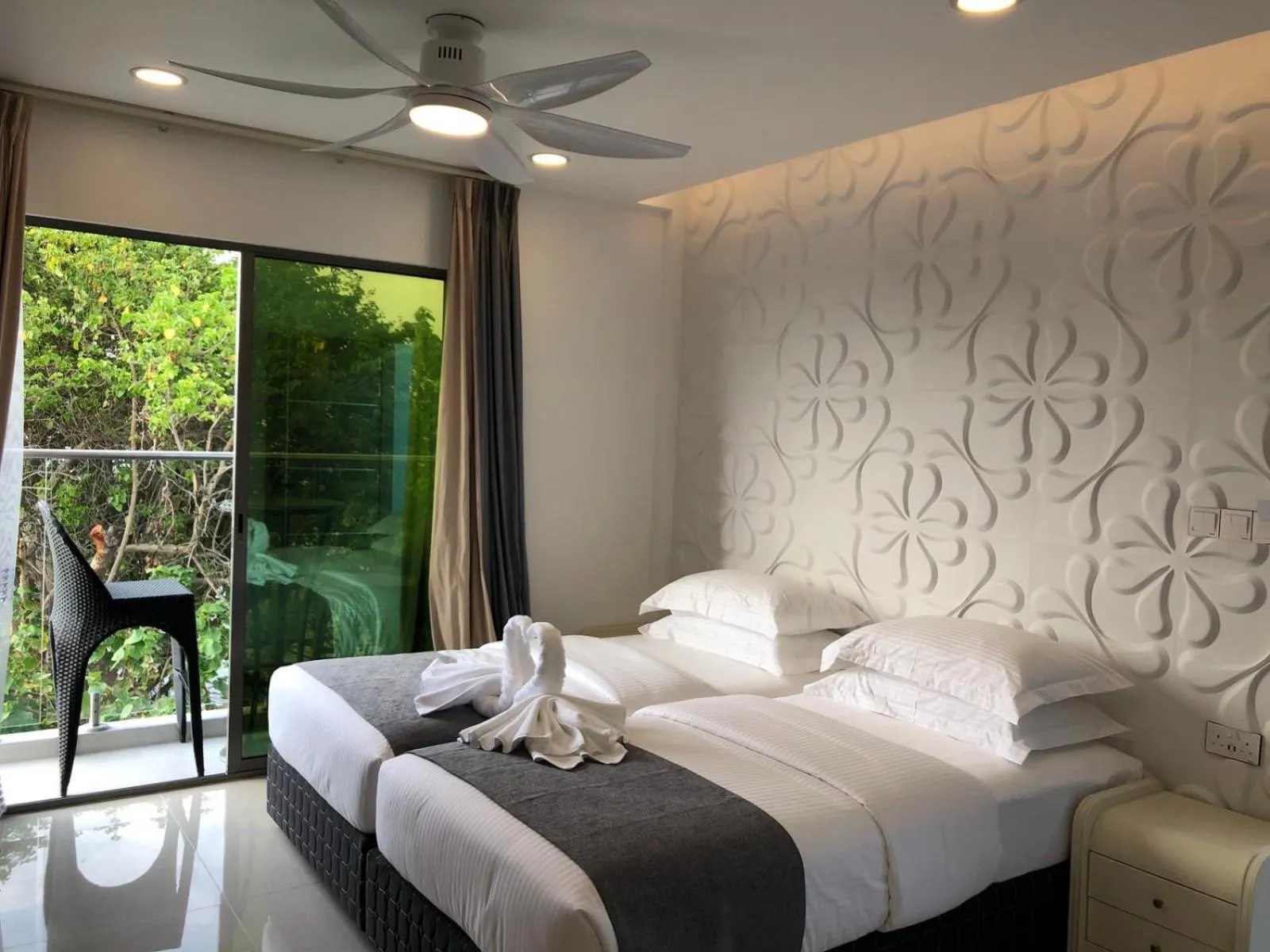 Bed in Wow Inn Keyodhoo