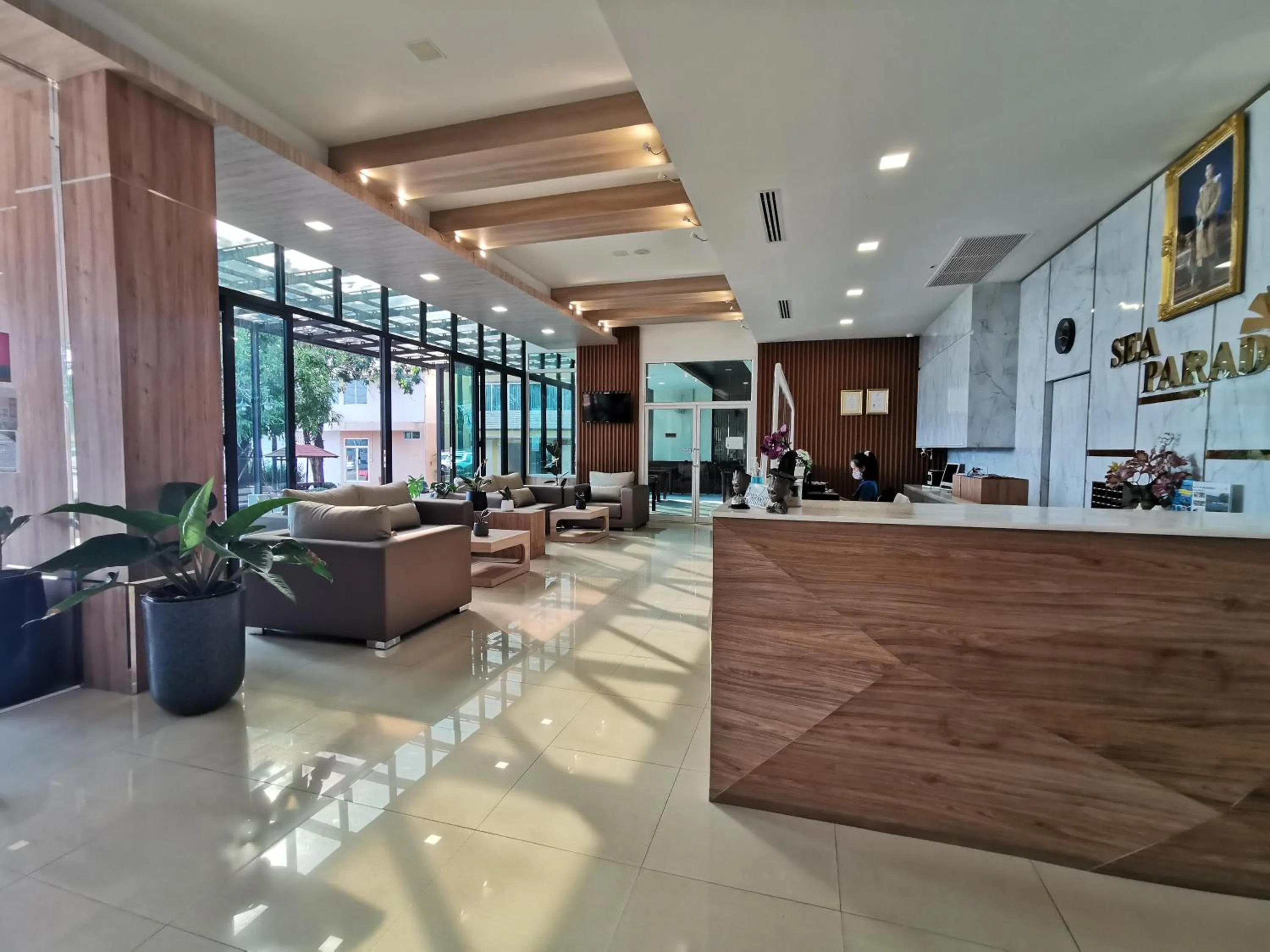 Lobby or reception in Sea Paradise Hotel Sattahip