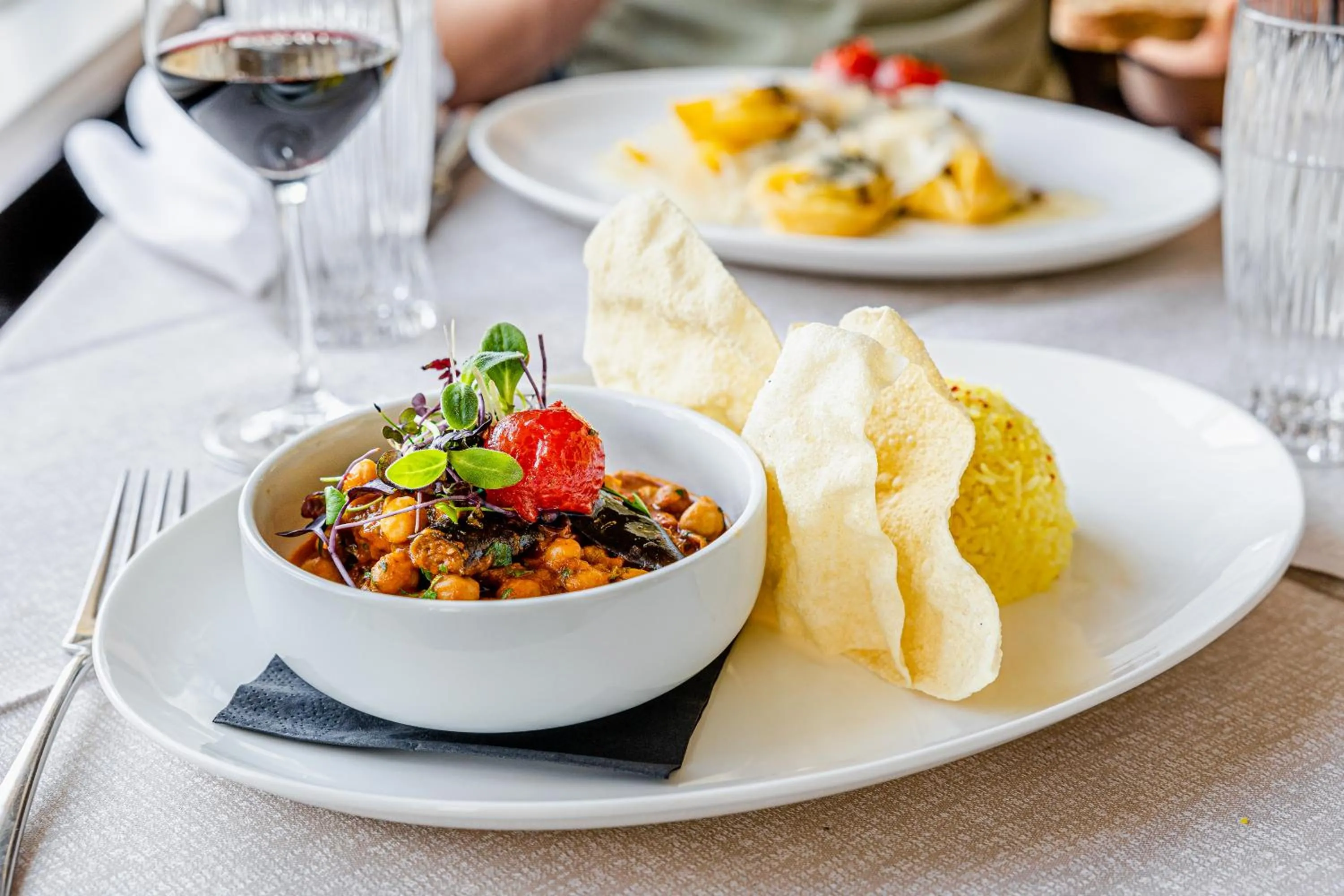 Food close-up in Hotel UTO KULM car-free hideaway in Zurich