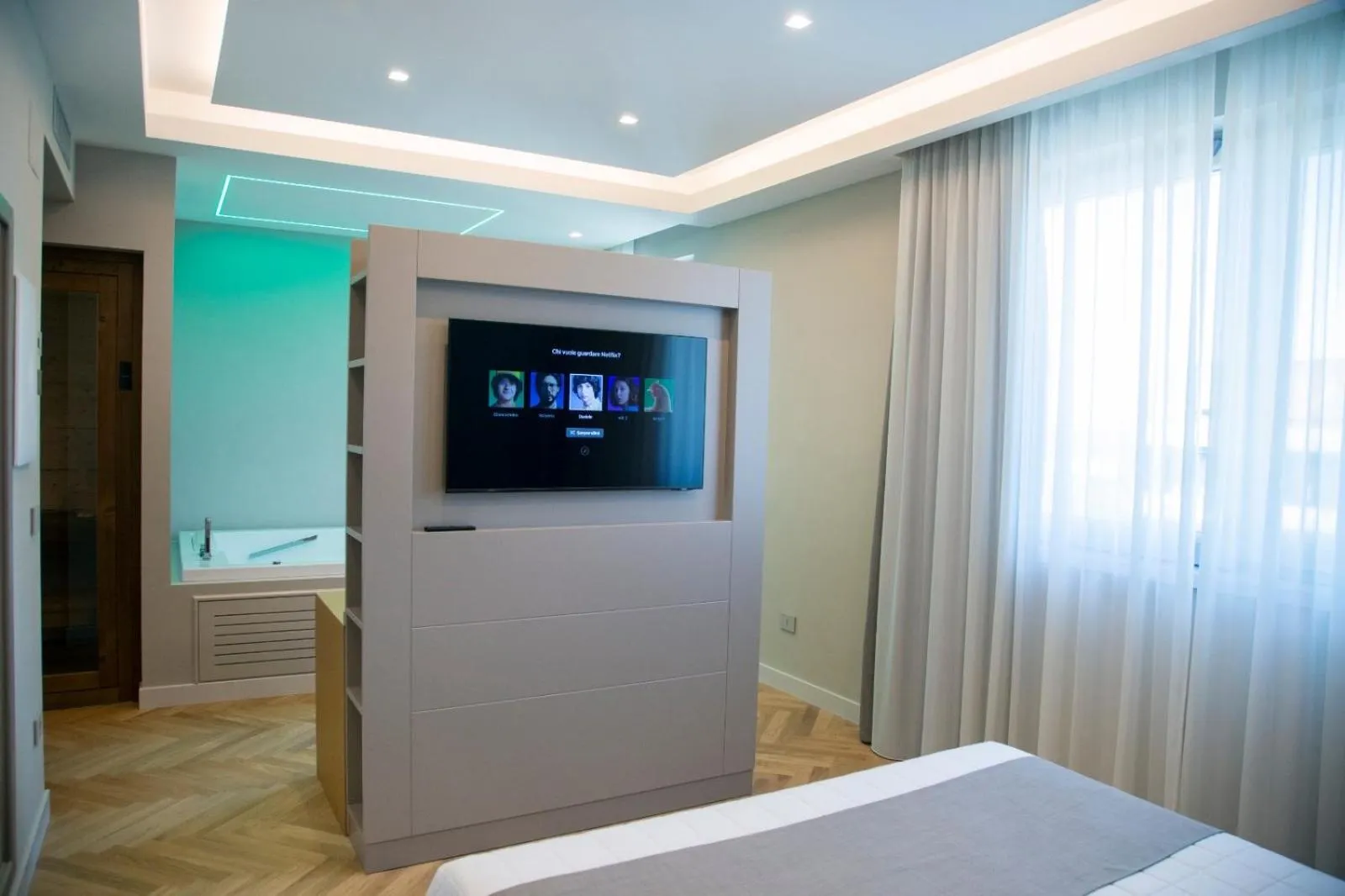 Bed in Hotel Ristorante Aeclanum