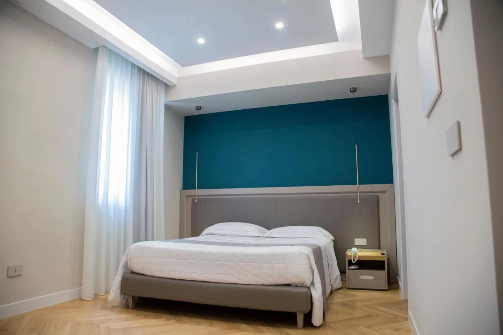 Bed in Hotel Ristorante Aeclanum