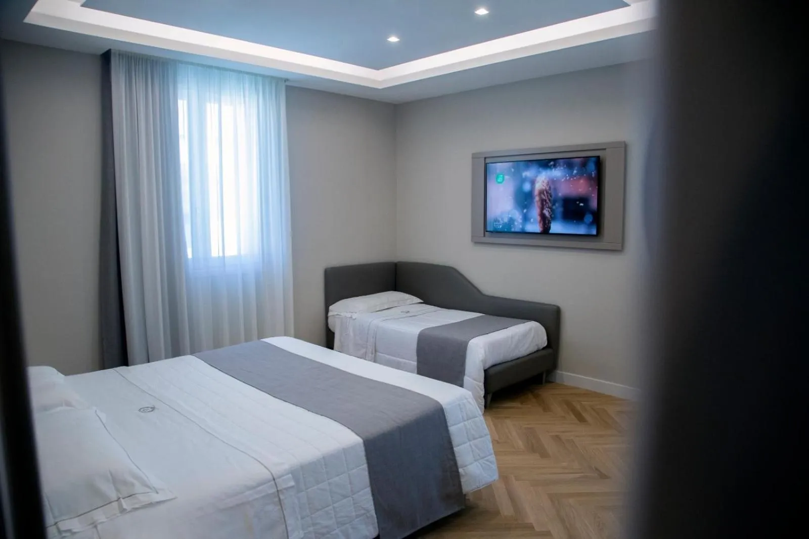 Bed in Hotel Ristorante Aeclanum