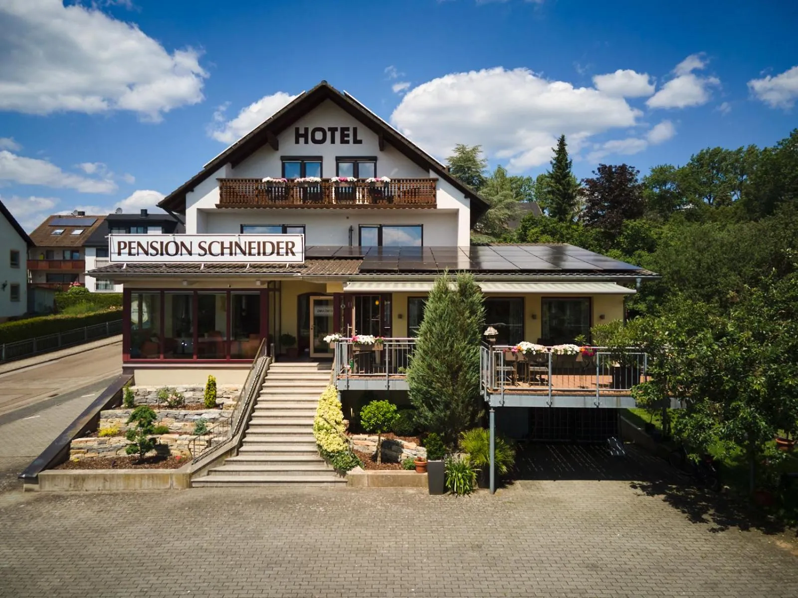 Balcony/Terrace in Hotel SCHNEIDER