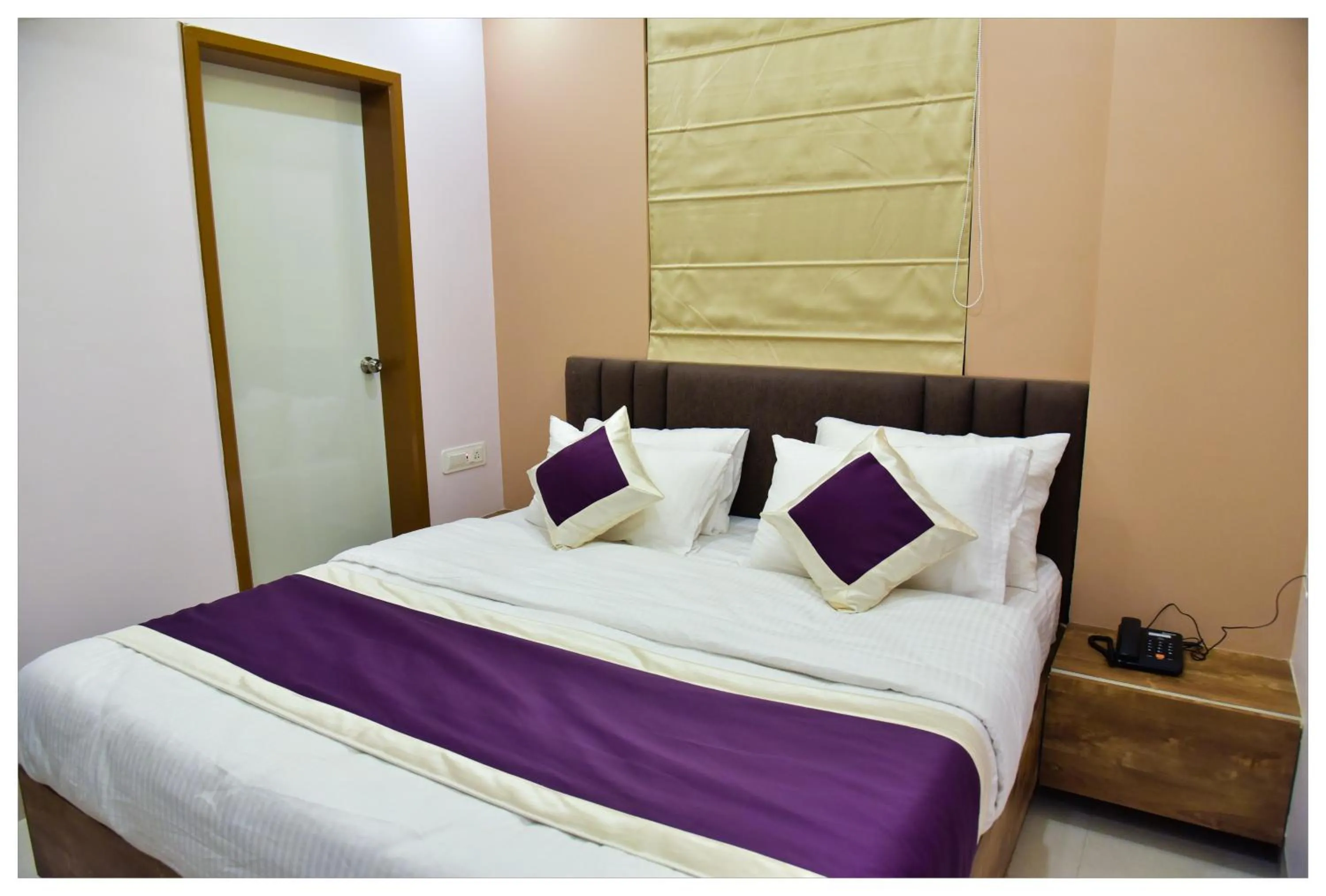 Bed in Hotel Siddharsh Heritage