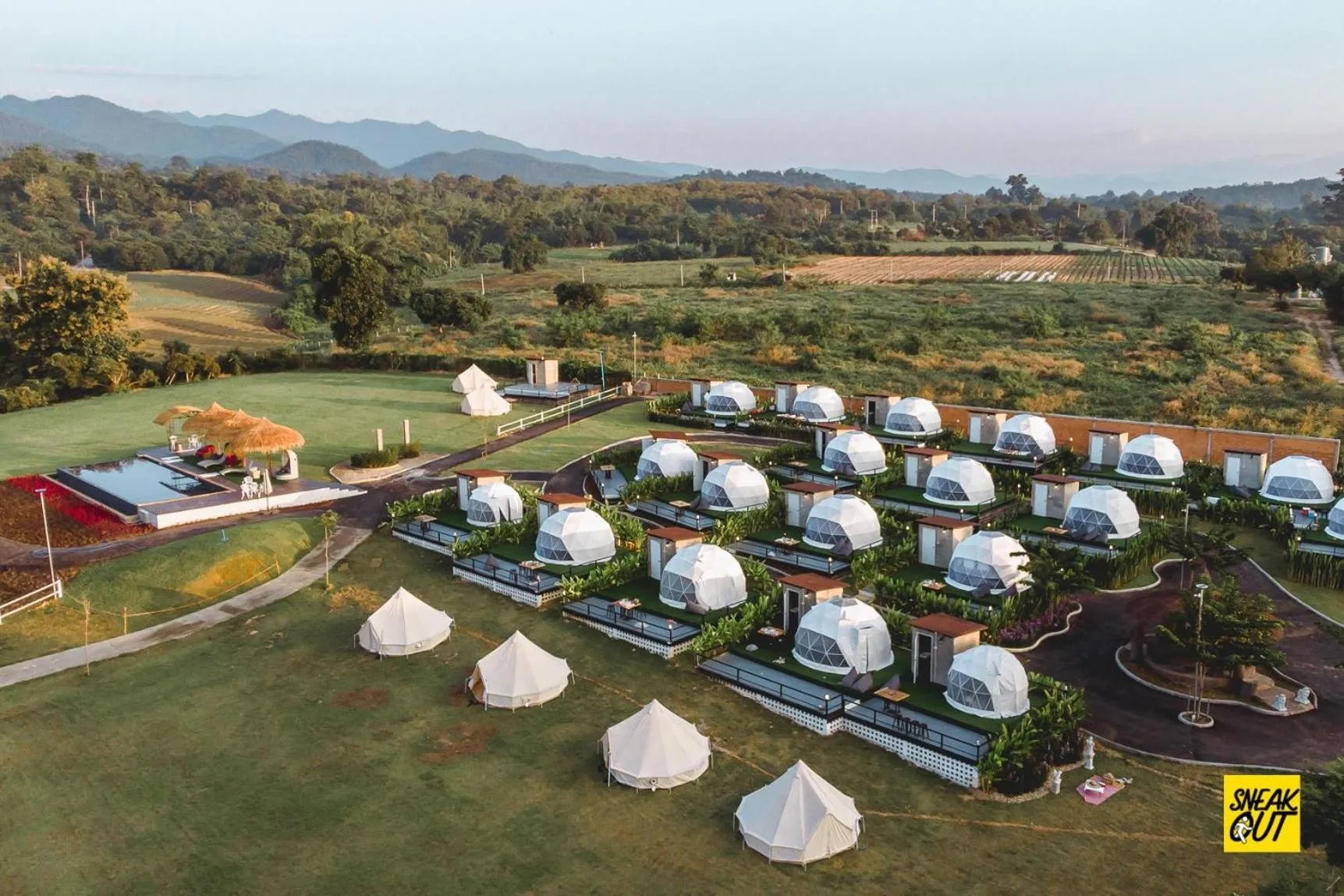 Bird's eye view in ไร่บำรุงผล Raibumrungphol