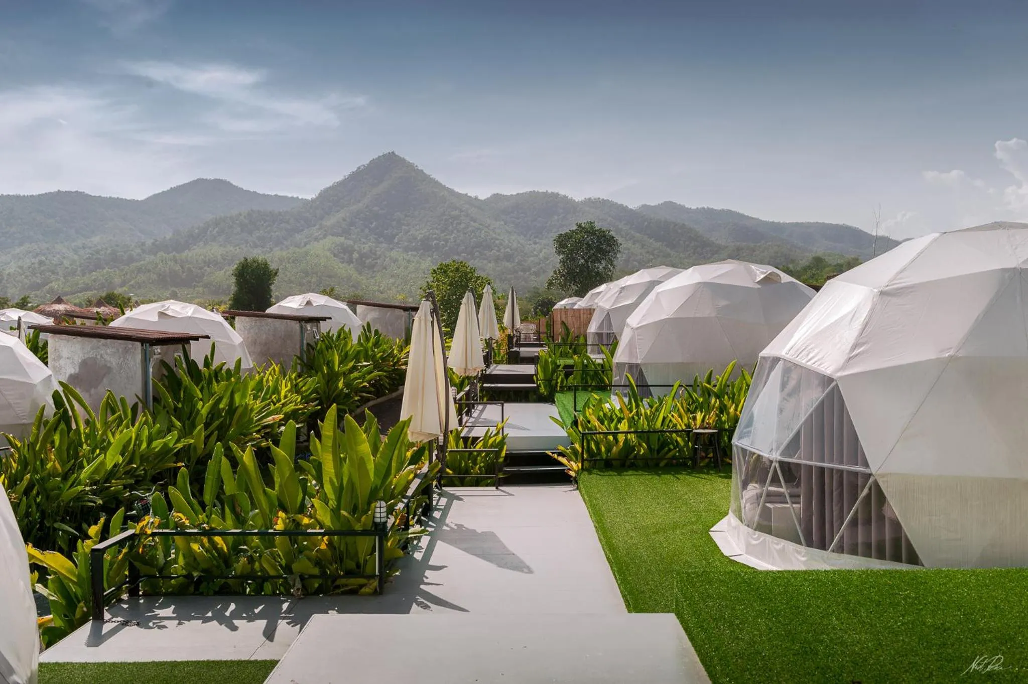 Inner courtyard view in ไร่บำรุงผล Raibumrungphol