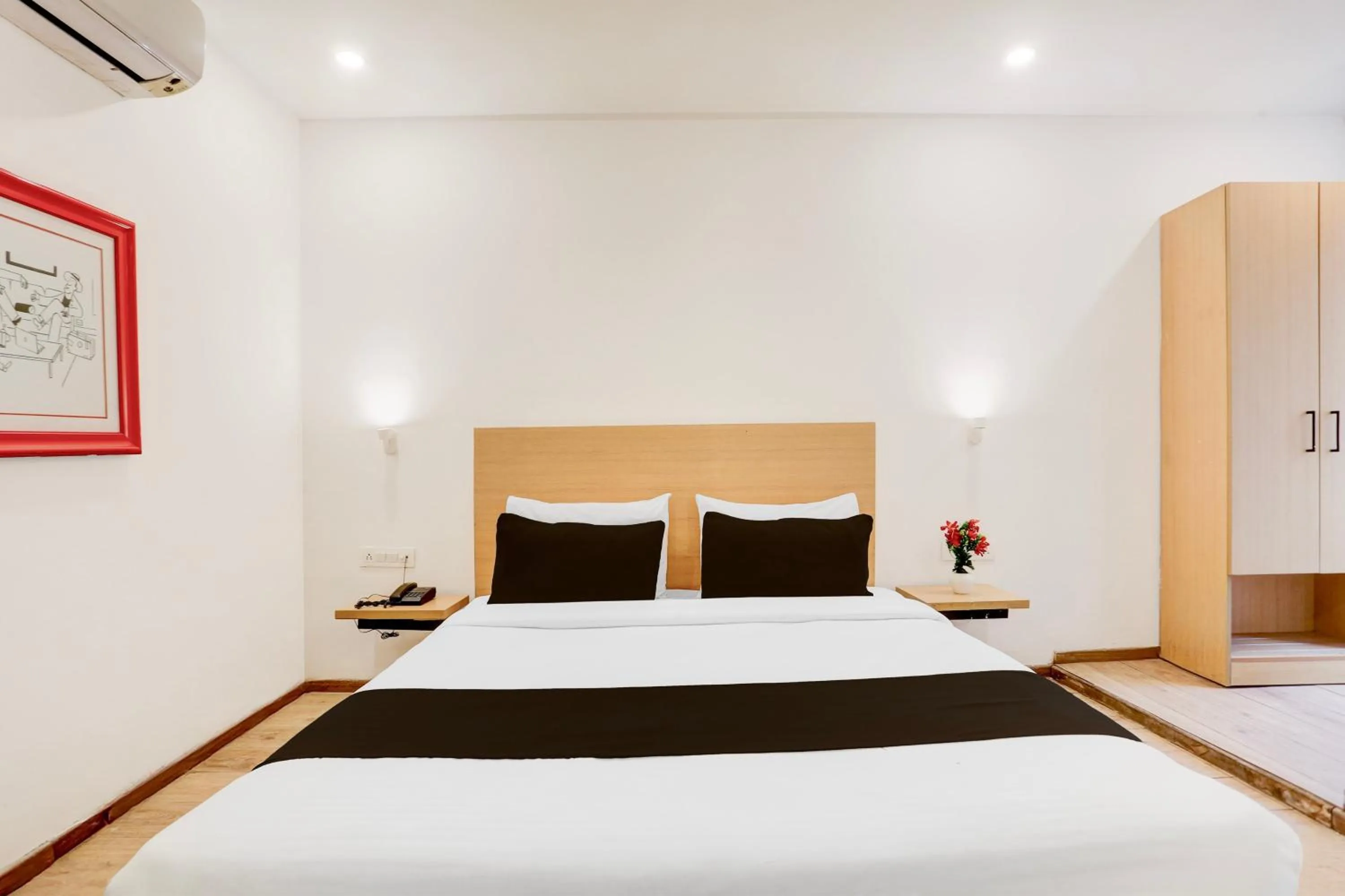 Bedroom, Bed in Townhouse Sector 64 Near WorldMark Gurugram Formerly Vero