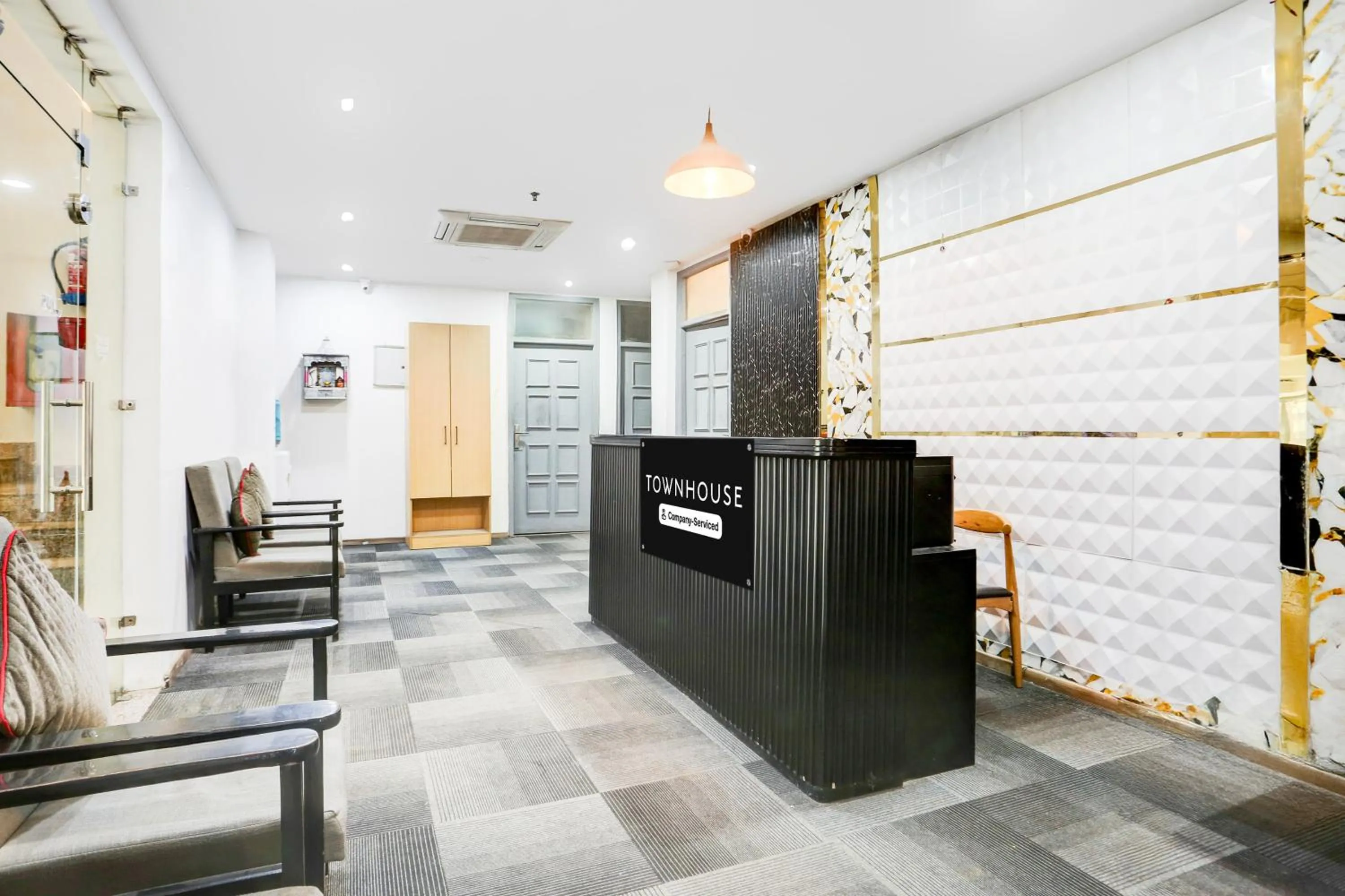 Lobby or reception in Townhouse Sector 64 Near WorldMark Gurugram Formerly Vero