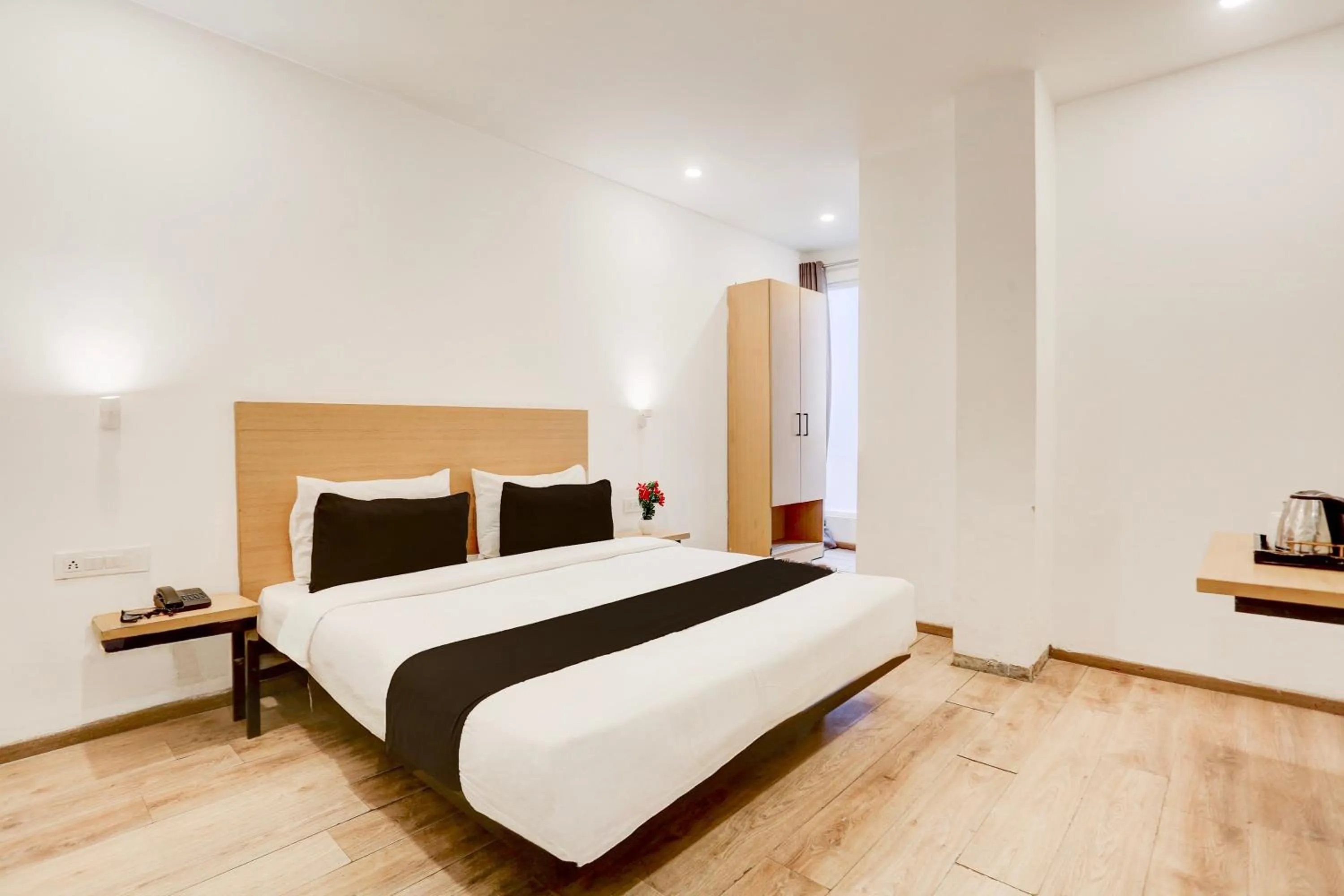 Bedroom, Bed in Townhouse Sector 64 Near WorldMark Gurugram Formerly Vero