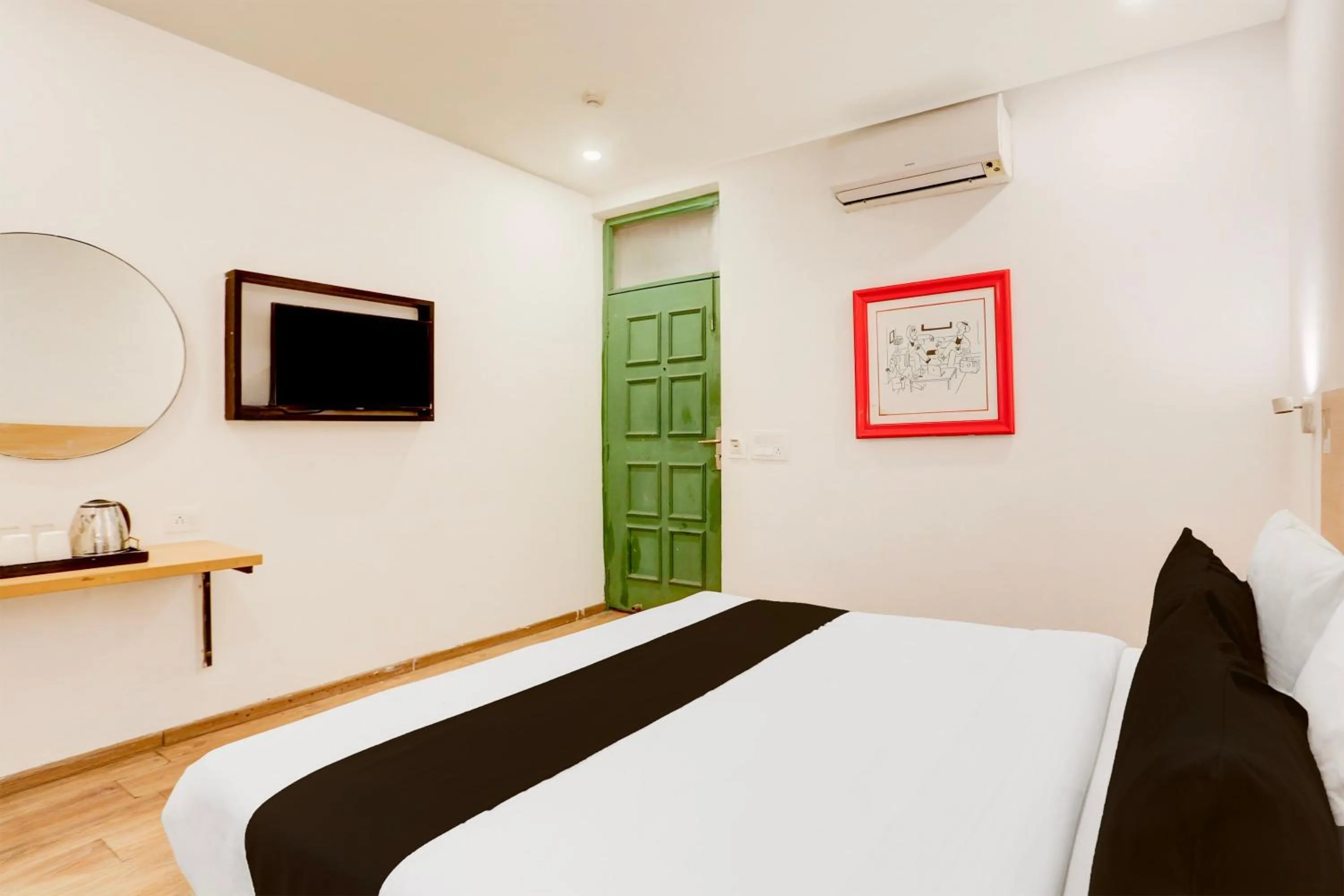Bedroom, Bed in Townhouse Sector 64 Near WorldMark Gurugram Formerly Vero