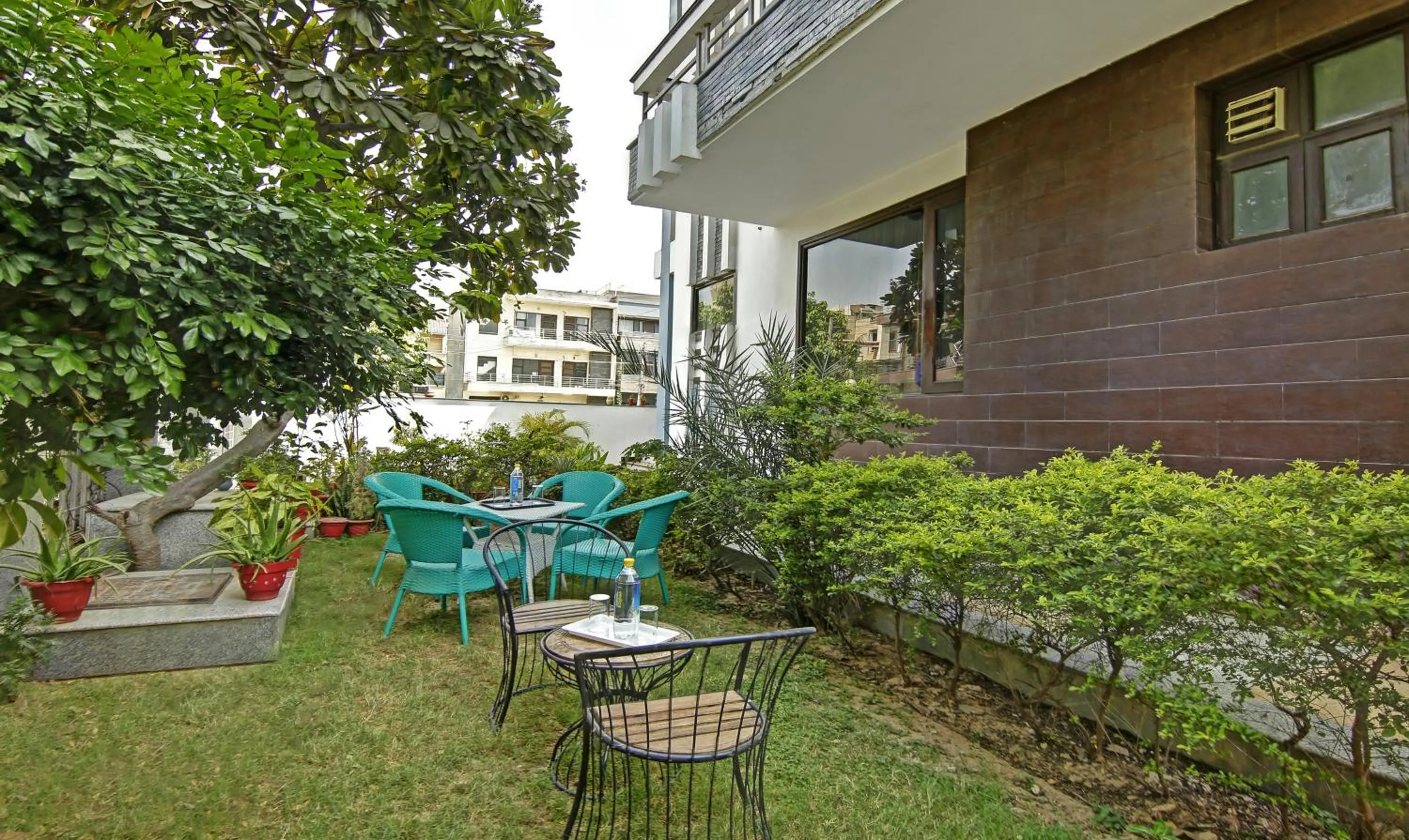Garden in Blue Moon Residency Hotel & Restaurant
