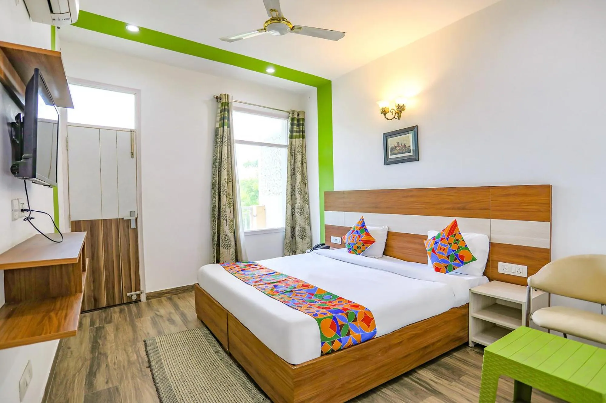 Bedroom, Bed in FabHotel Aravali Suites