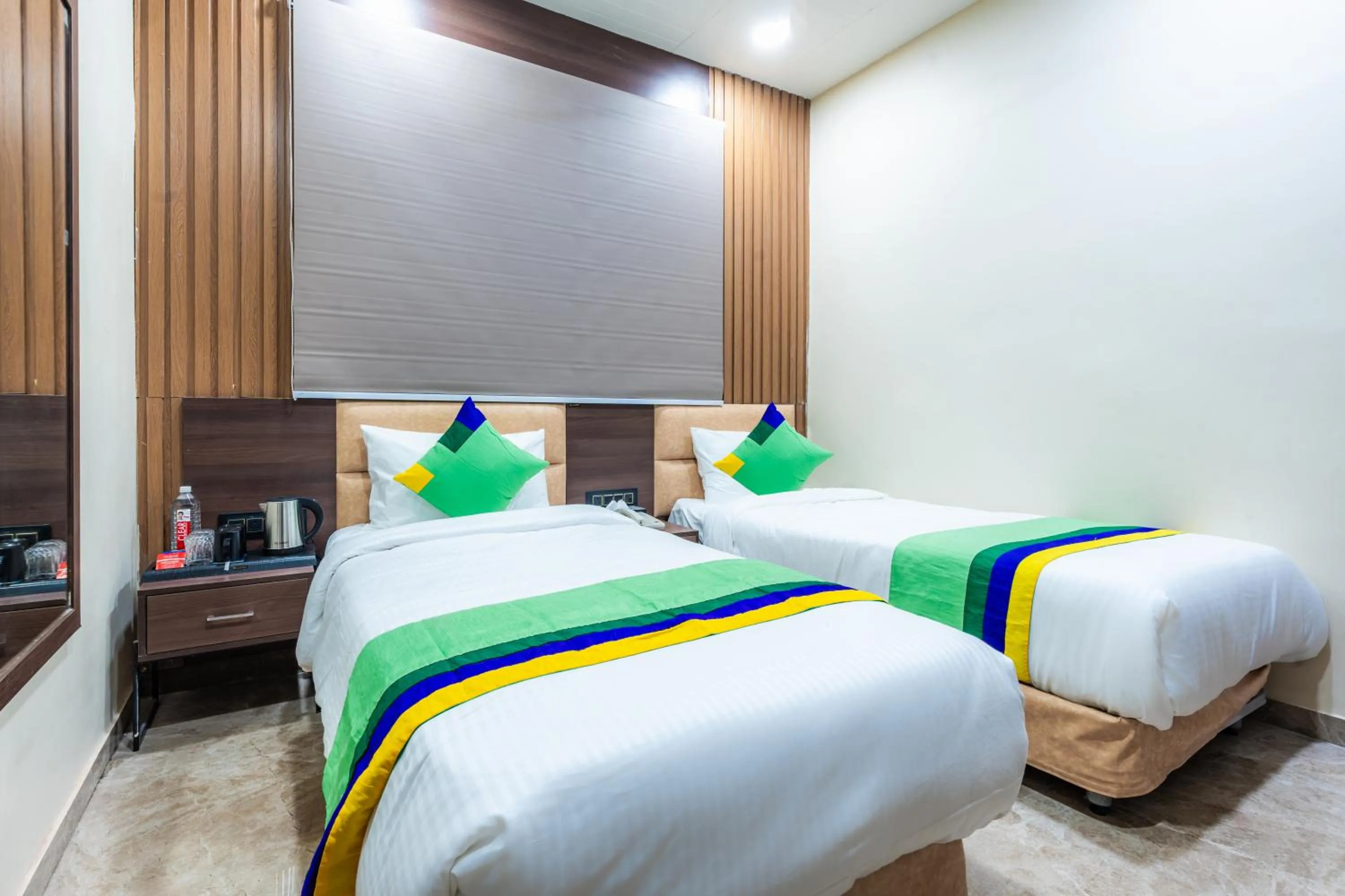 Bedroom, Bed in Treebo City Center