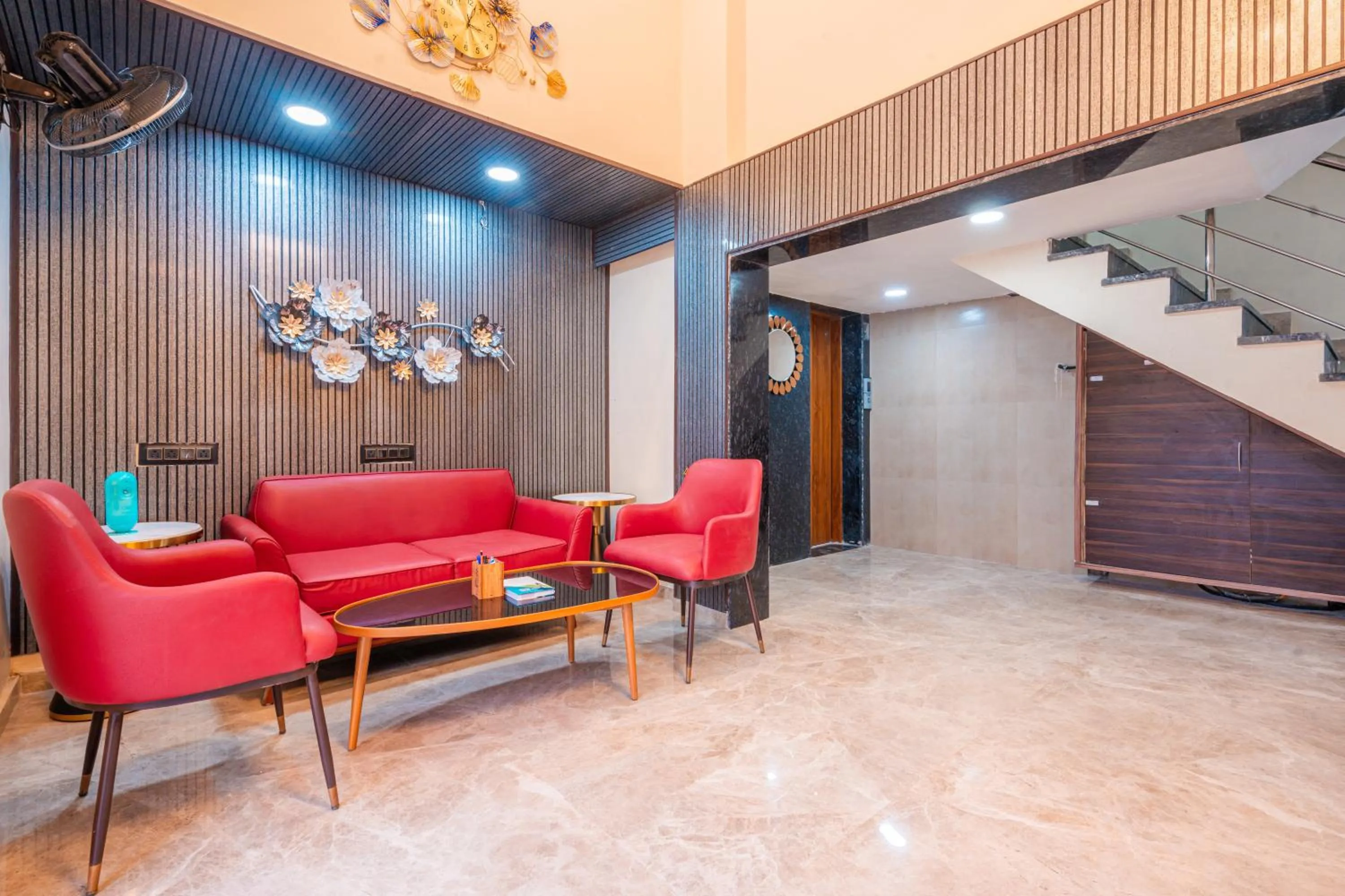 Seating area in Treebo City Center