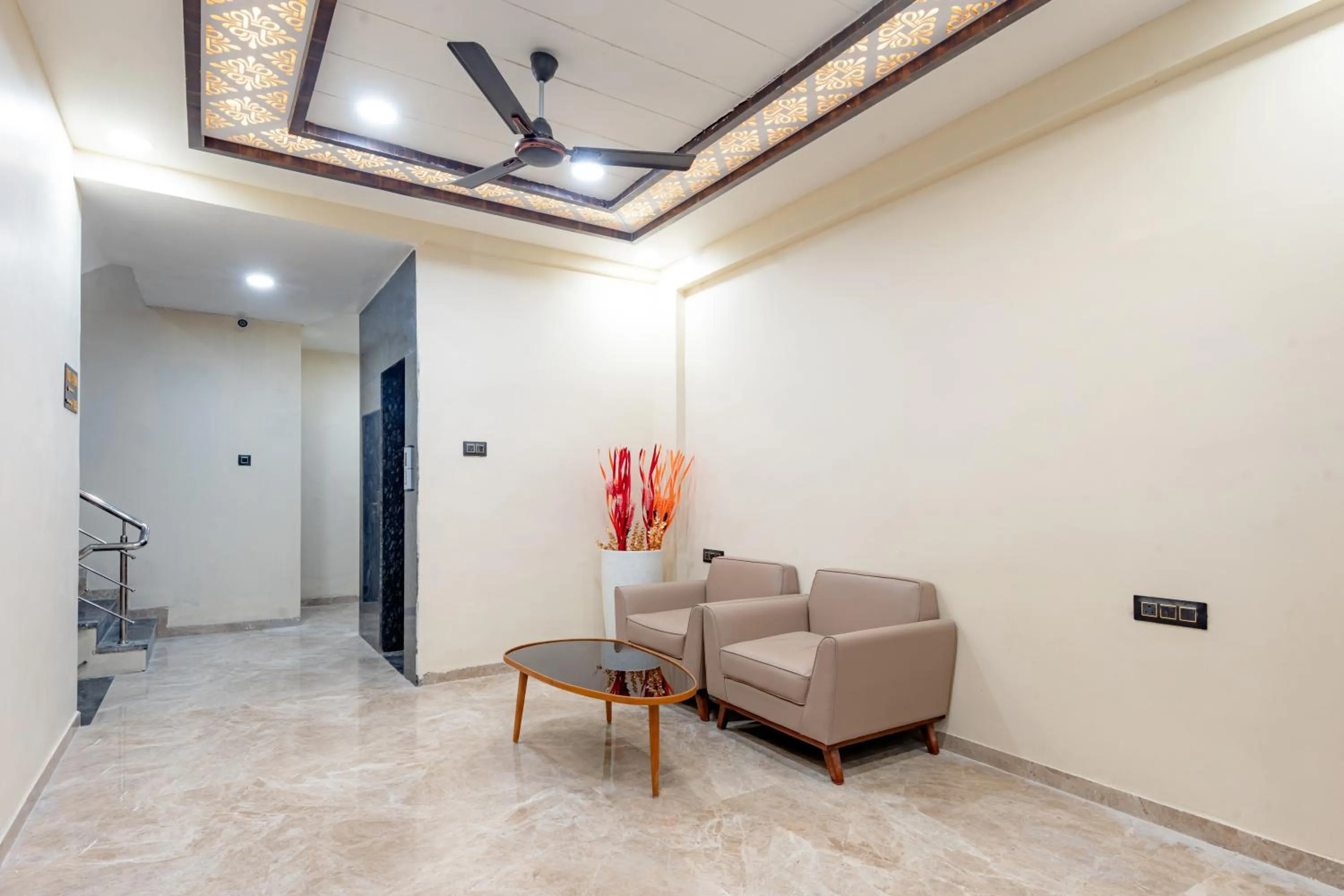 Seating area in Treebo City Center